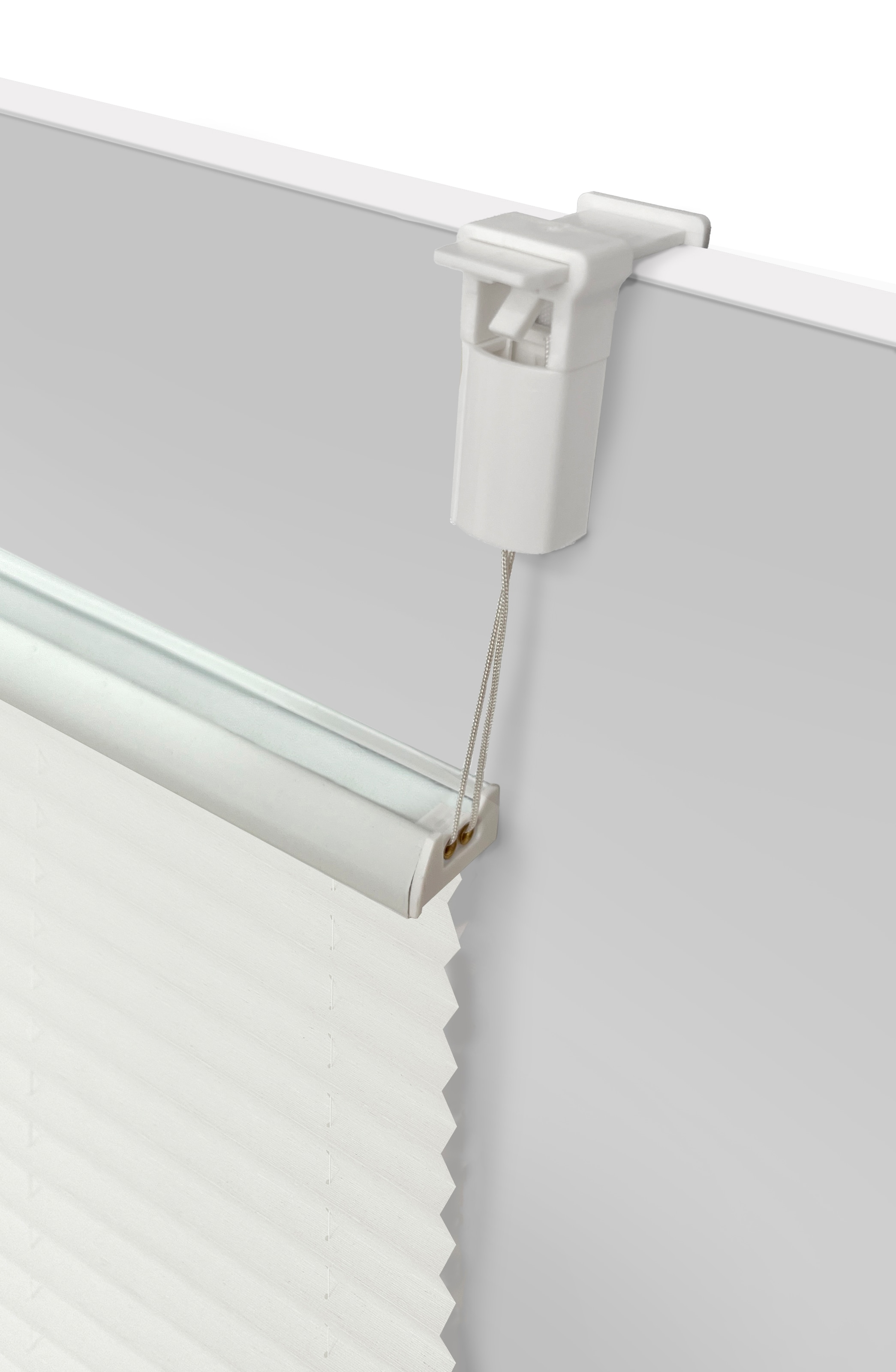 GOODproduct Plissé »NELLIA« protection contre la lumière Aucun perçage requis suspendu librement Klemmfix, texture fine, NOUVEAUTÉ pour fenêtres et portes, protection contre la lumière