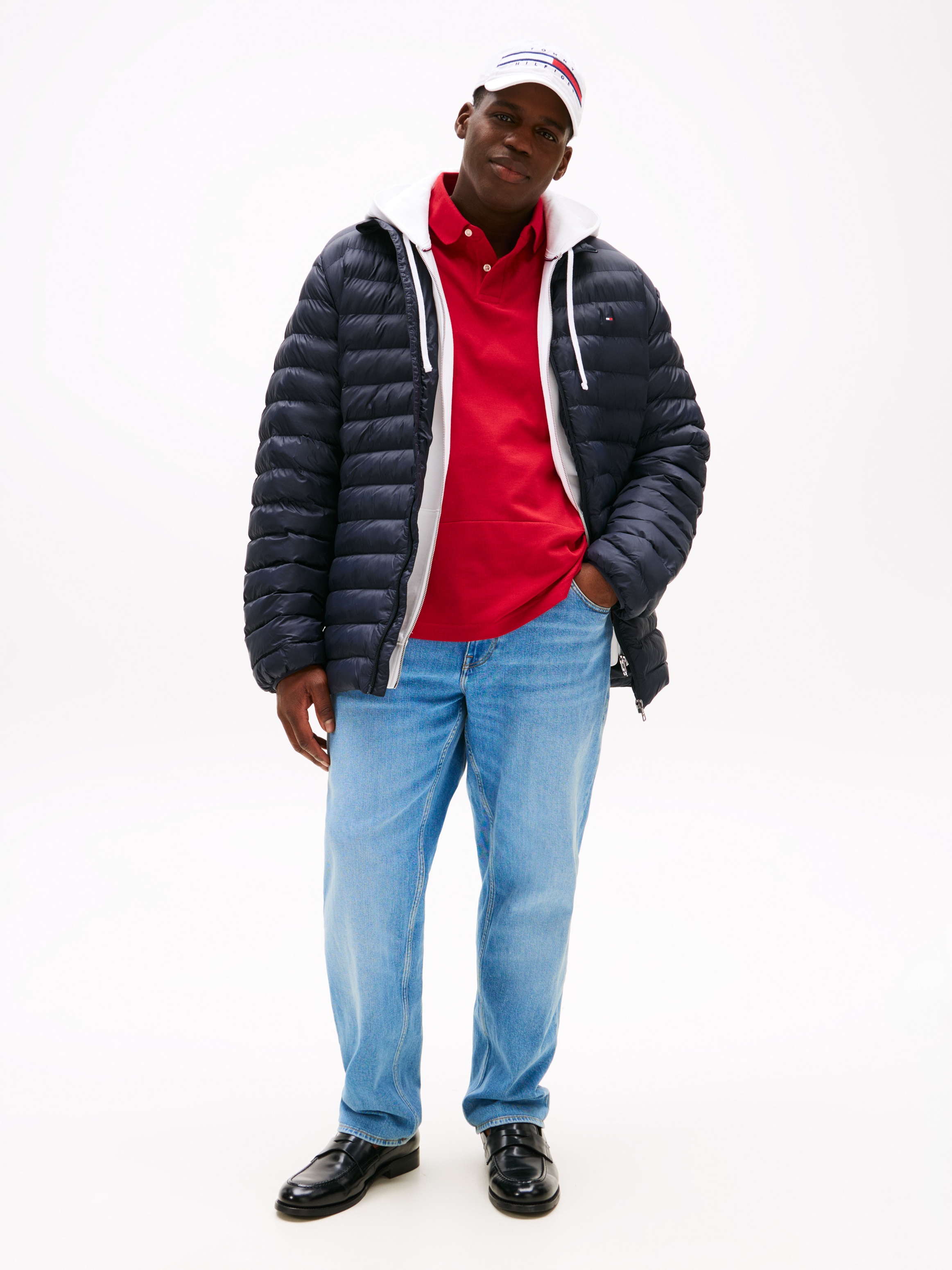 Tommy Hilfiger Big & Tall Steppjacke »BT-CORE PACKABLE RECYCLED JKT-B«, ohne Kapuze, Grosse Grössen
