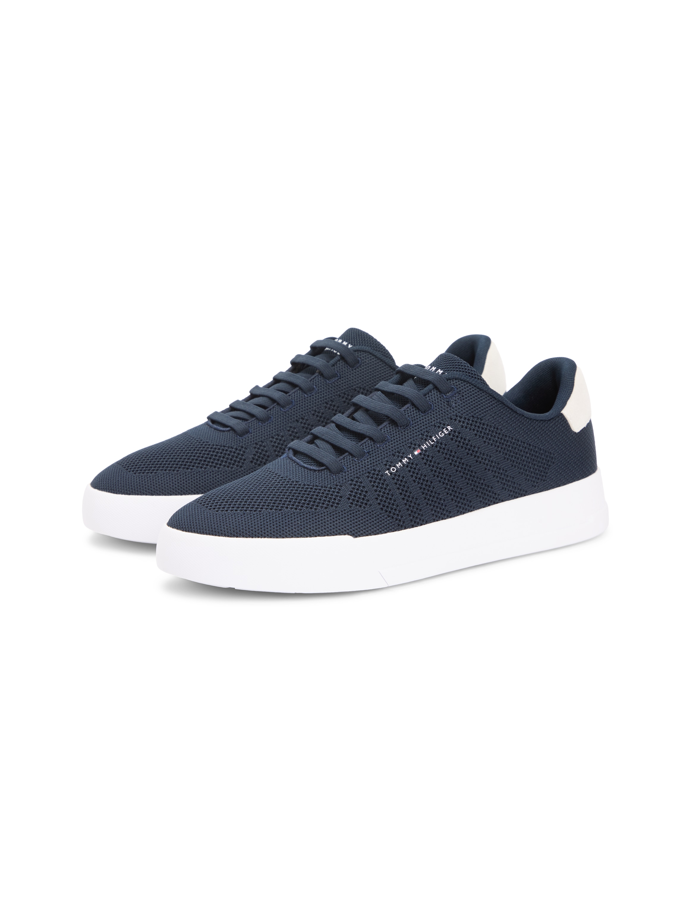 Image of Tommy Hilfiger Slip-On Sneaker "TH COURT KNIT" Freizeitschuh, Halbschuh, Schlüpfschuh in modischer Strick-Optik