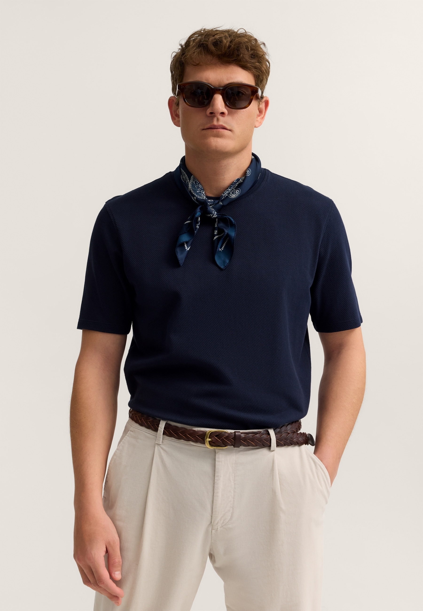 Image of bugatti T-Shirt mit einer eleganten Struktur