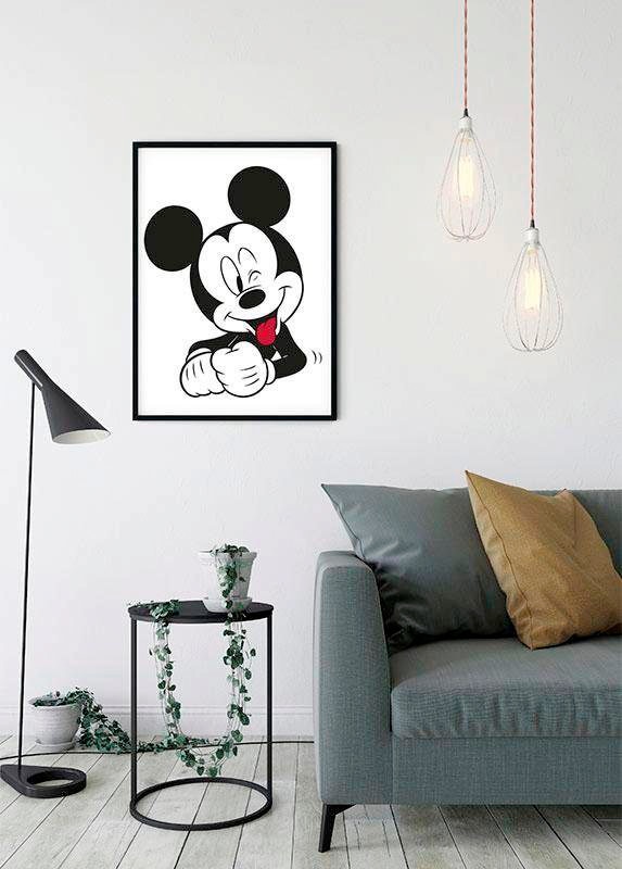 Komar Bild »Mickey Mouse Funny«, Disney, (1 St.), Wandbild zur Dekoration im Kinderzimmer - ohne Rahmen