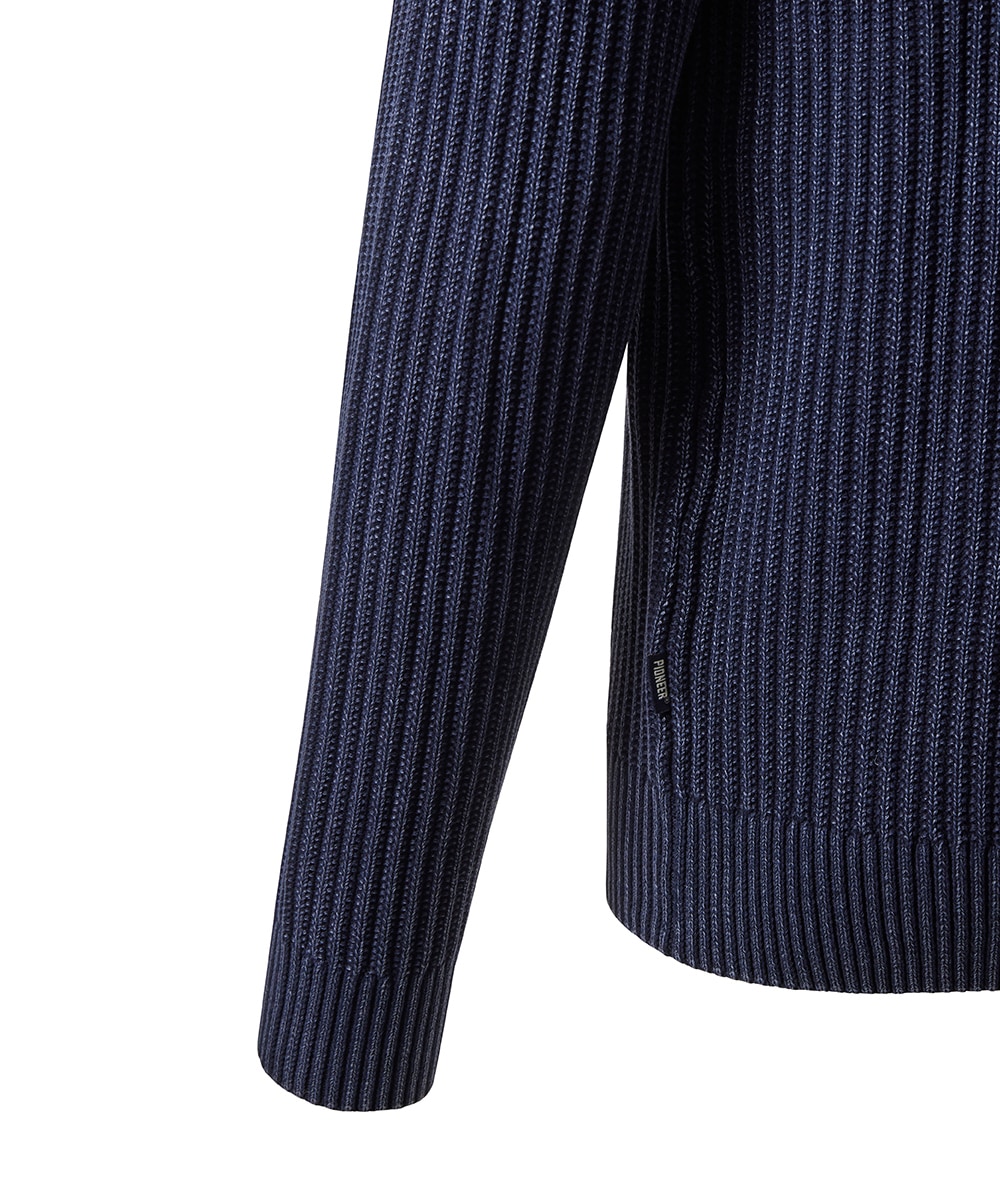 Pioneer Authentic Jeans Troyer »Knit 1/1 Troyer« in Strick-Optik