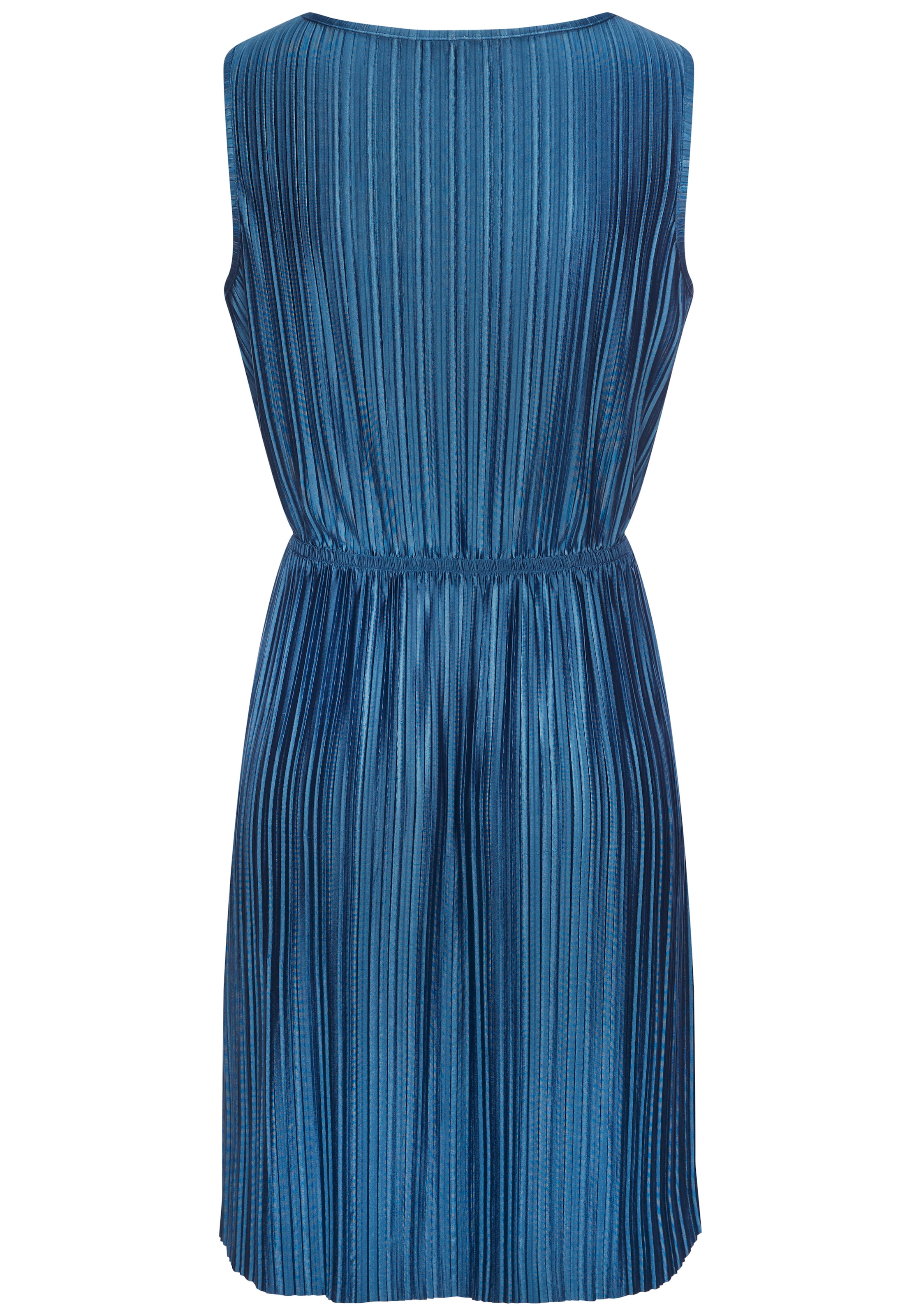 LASCANA Plisseekleid aus schimmernder Ware, festliches Sommerkleid