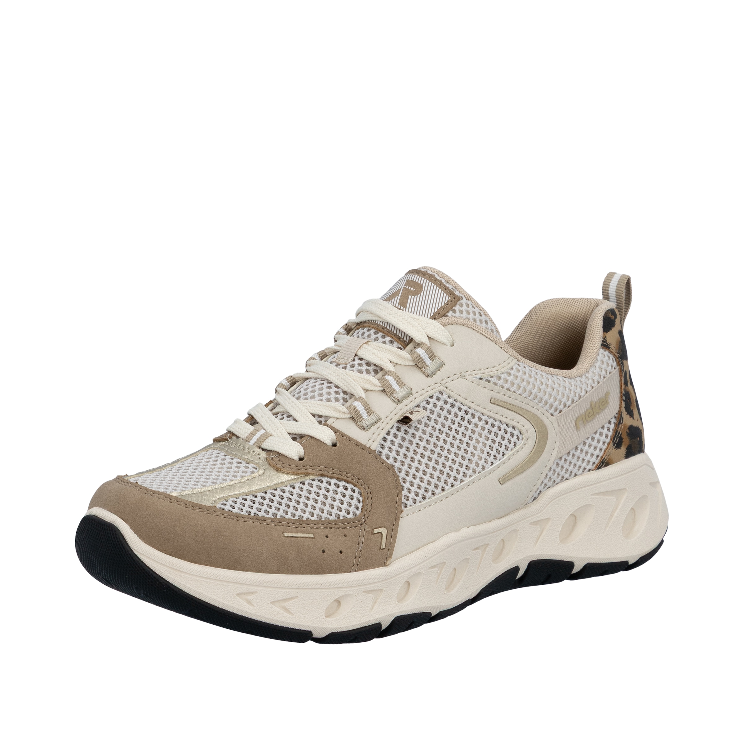 Image of Rieker Plateausneaker Schnürschuh, Freizeitsneaker, Halbschuh mit MemoSoft-Innensohle