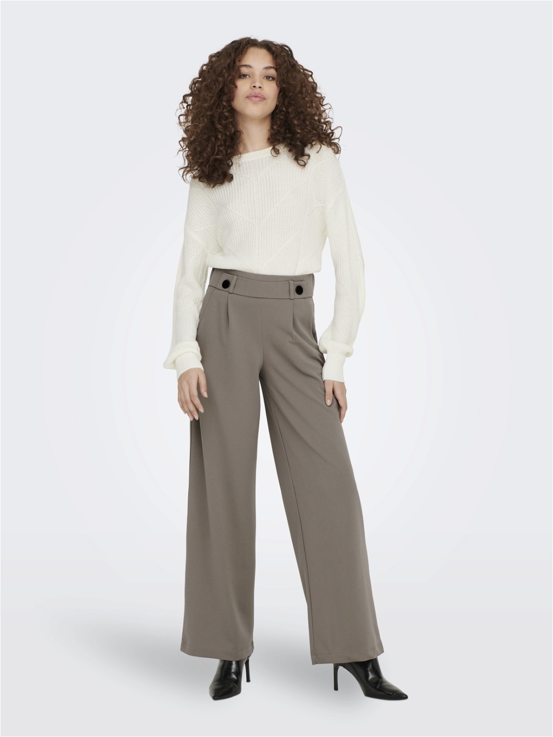 JDY Pantalon en jersey »JDYGEGGO NEW LONG PANT JRS NOOS«  Materialmix