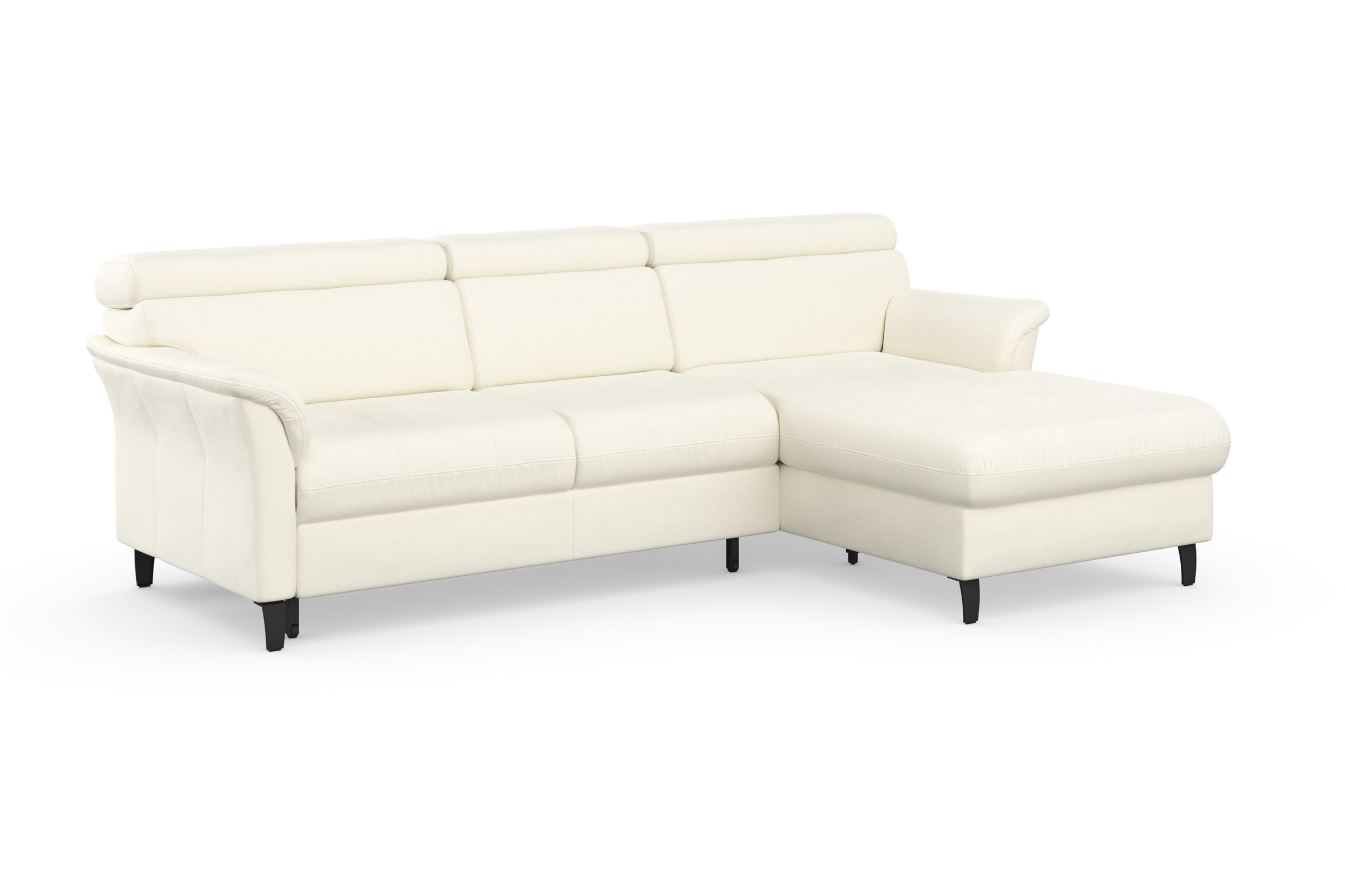 sit&more Ecksofa »Marano L-Form«, inklusive Kopfteilverstellung, wahlweise mit Bettfunktion, Bettkasten
