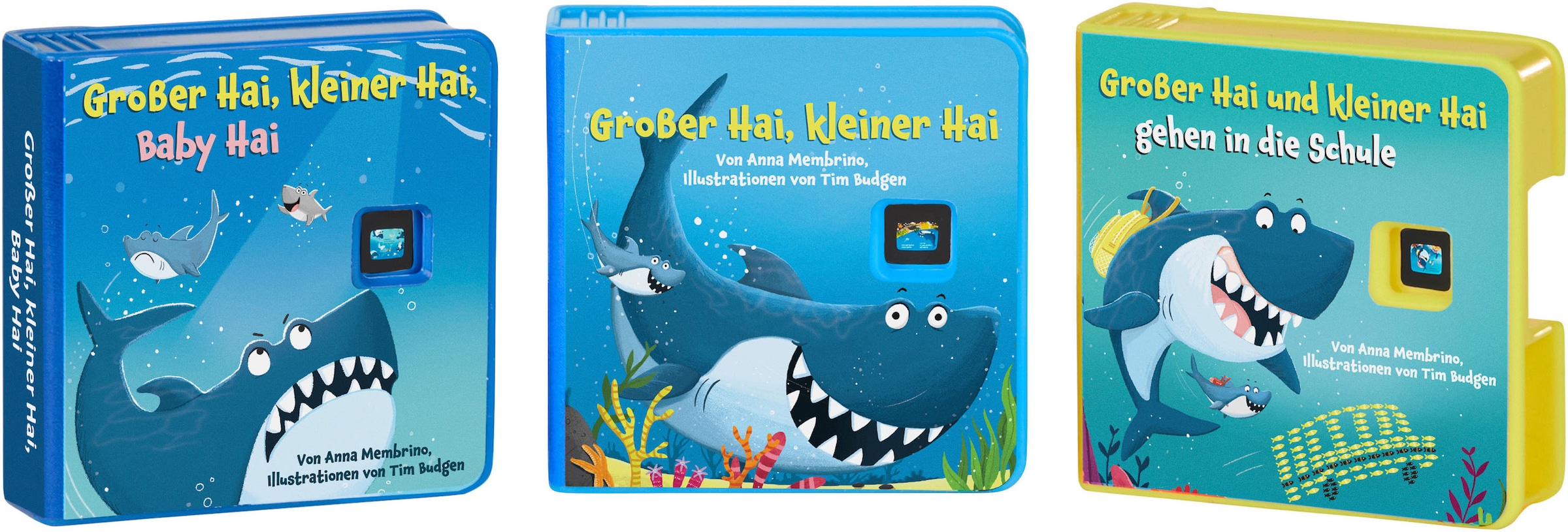 Little Tikes® Hörspielkassette »Story Dream Machine, Grosser Hai, Kleiner Hai Familien-Kollektion« passend für Story Dream Machine