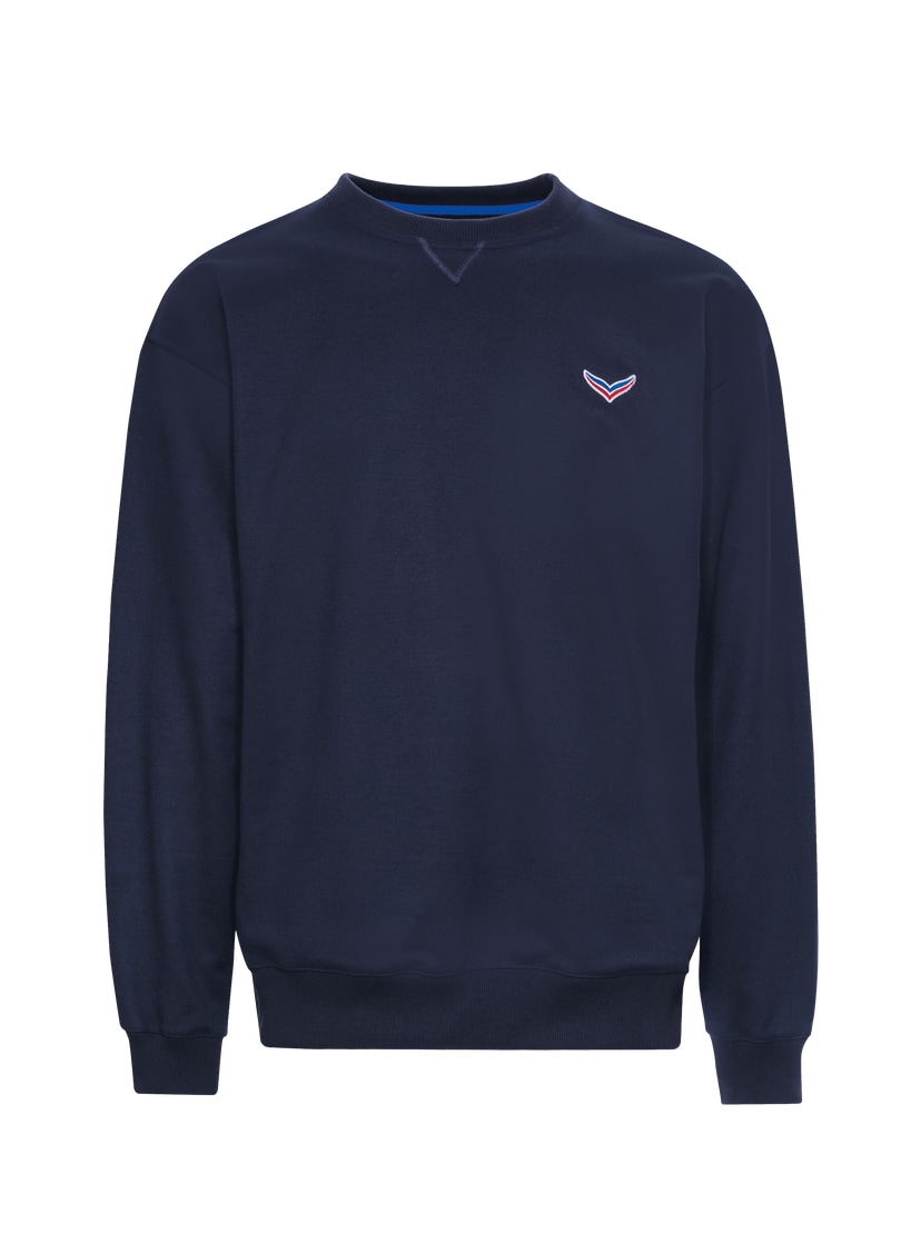 Trigema Sweatshirt »TRIGEMA Oversized Sweatshirt mit Logo-Patch«