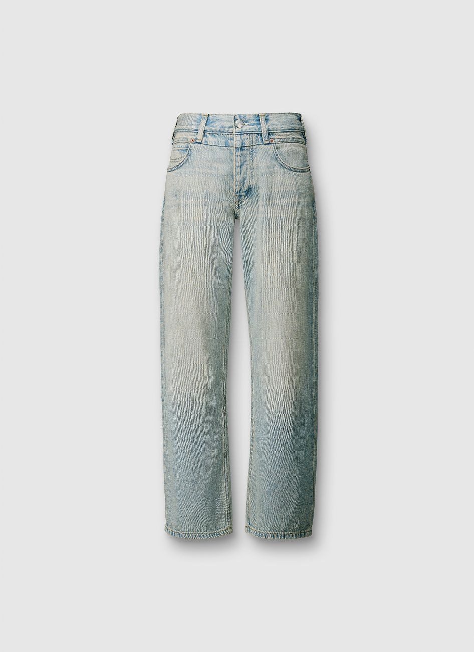 Pepe Jeans 5-Pocket-Jeans »BOYFRIEND JEANS MW CRAFT« mit mittlerem Bund