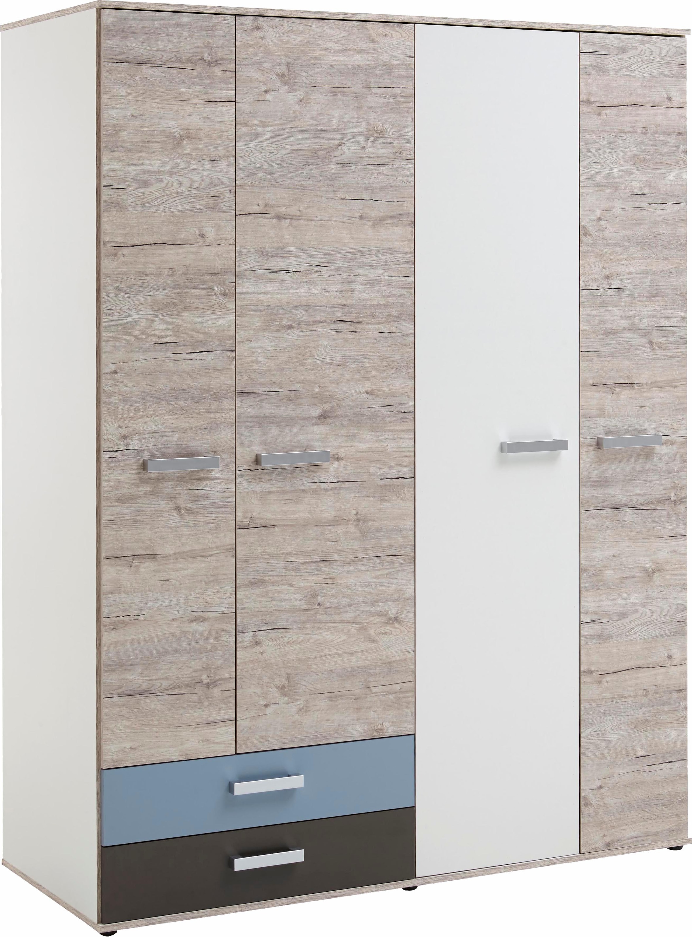 Image of FMD Mehrzweckschrank "Nona 9" mit Schubkästen, Fächern und Kleiderstange, Breite 149,35 cm