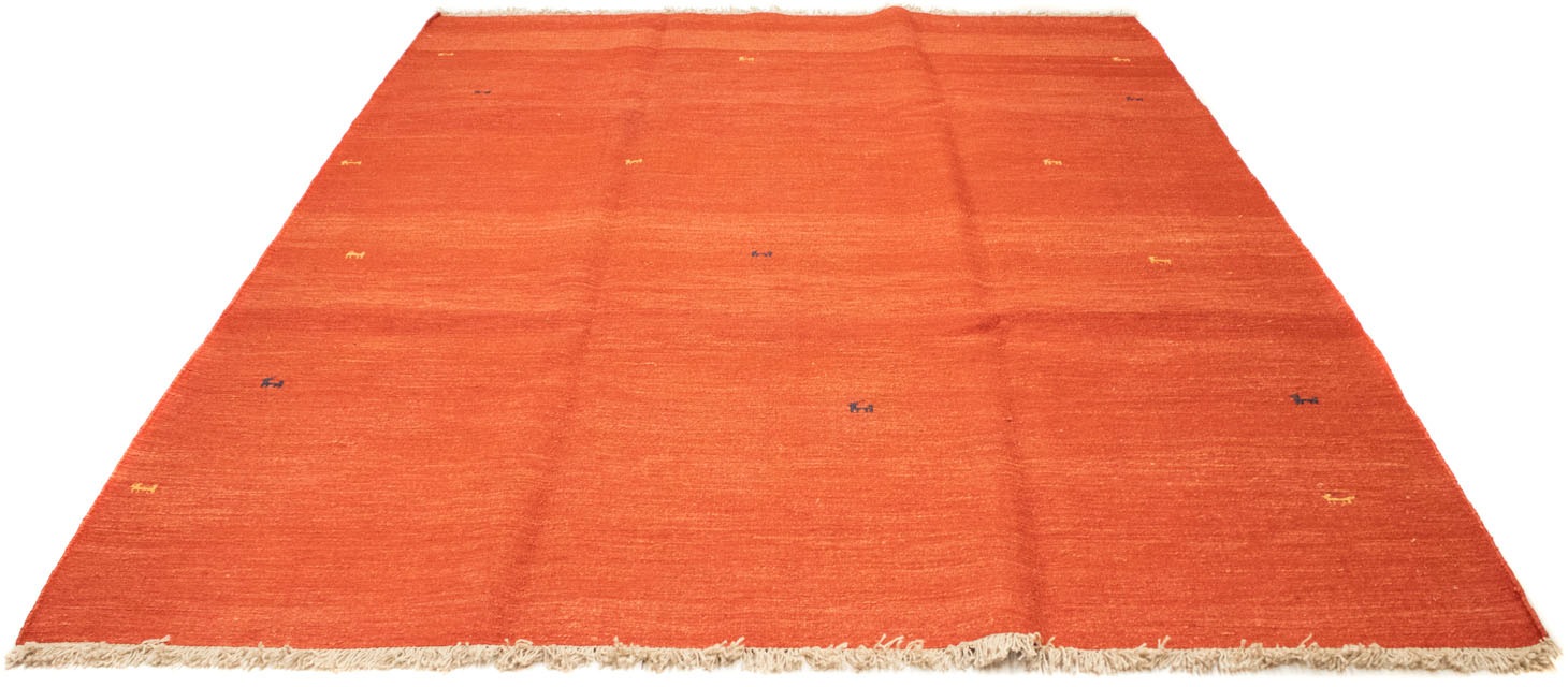 morgenland Wollteppich »Gabbeh Teppich handgeknüpft rot«, rechteckig,  handgeknüpft bequem kaufen