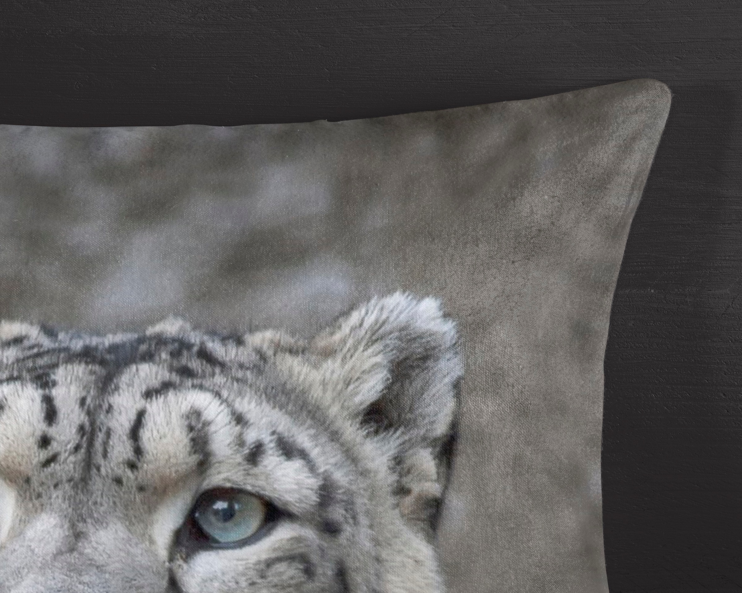 good morning Wendebettwäsche »Chief«, Biber, 135x200, Winter, Warm, Reissverschluss, Wendeoptik, Leopard