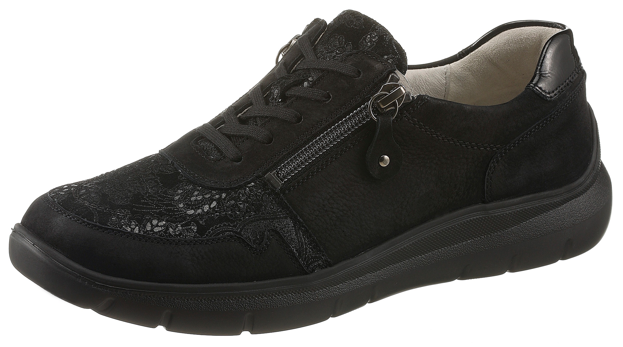 Image of Waldläufer Schnürschuh »H-LEONIE«, mit Musterung, H-Weite bei Ackermann Versand Schweiz