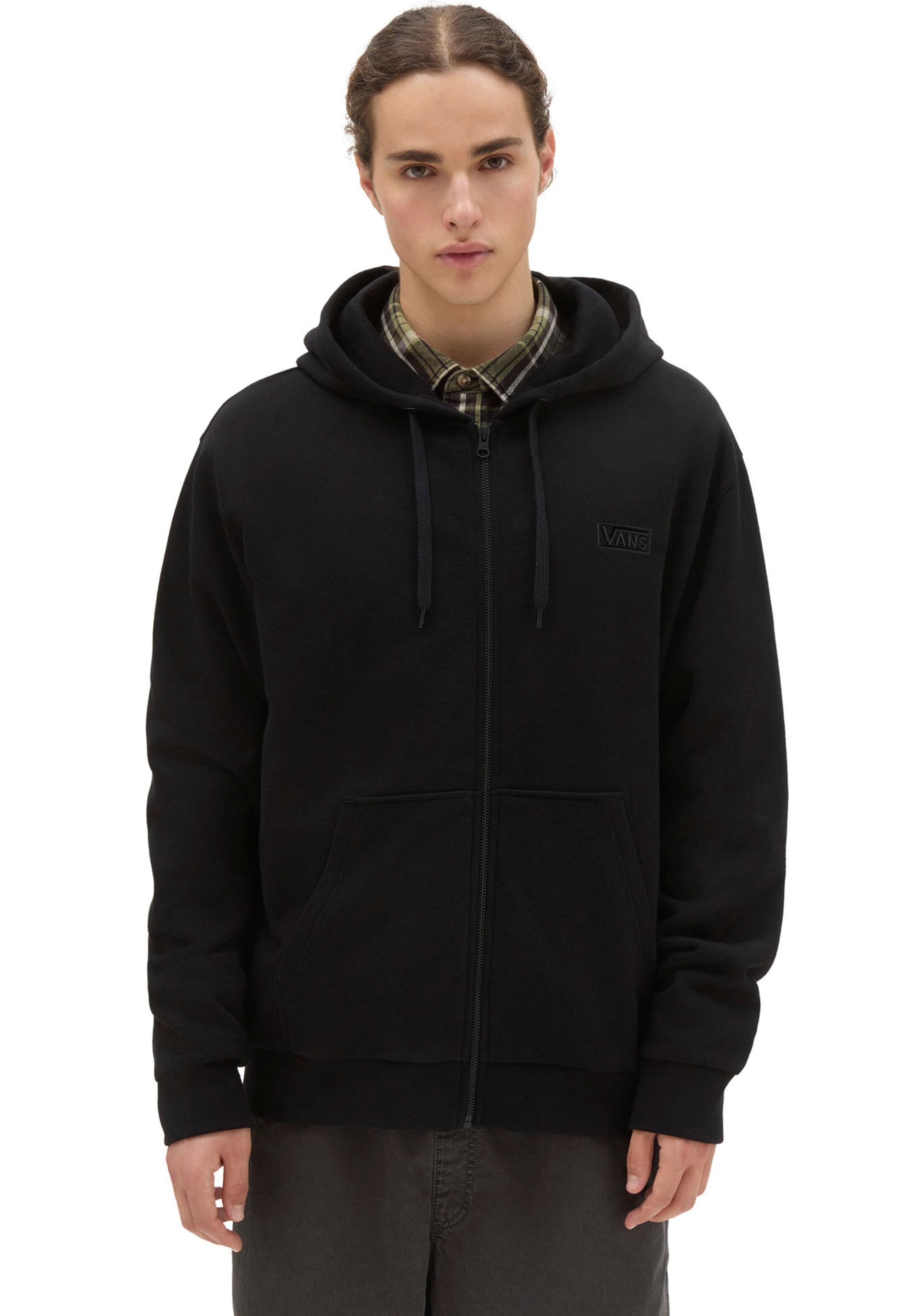 Image of Vans Kapuzensweatjacke "COREBASICFULLZIP" mit Kapuze, aus Baumwolle und Polyester, für Erwachsene