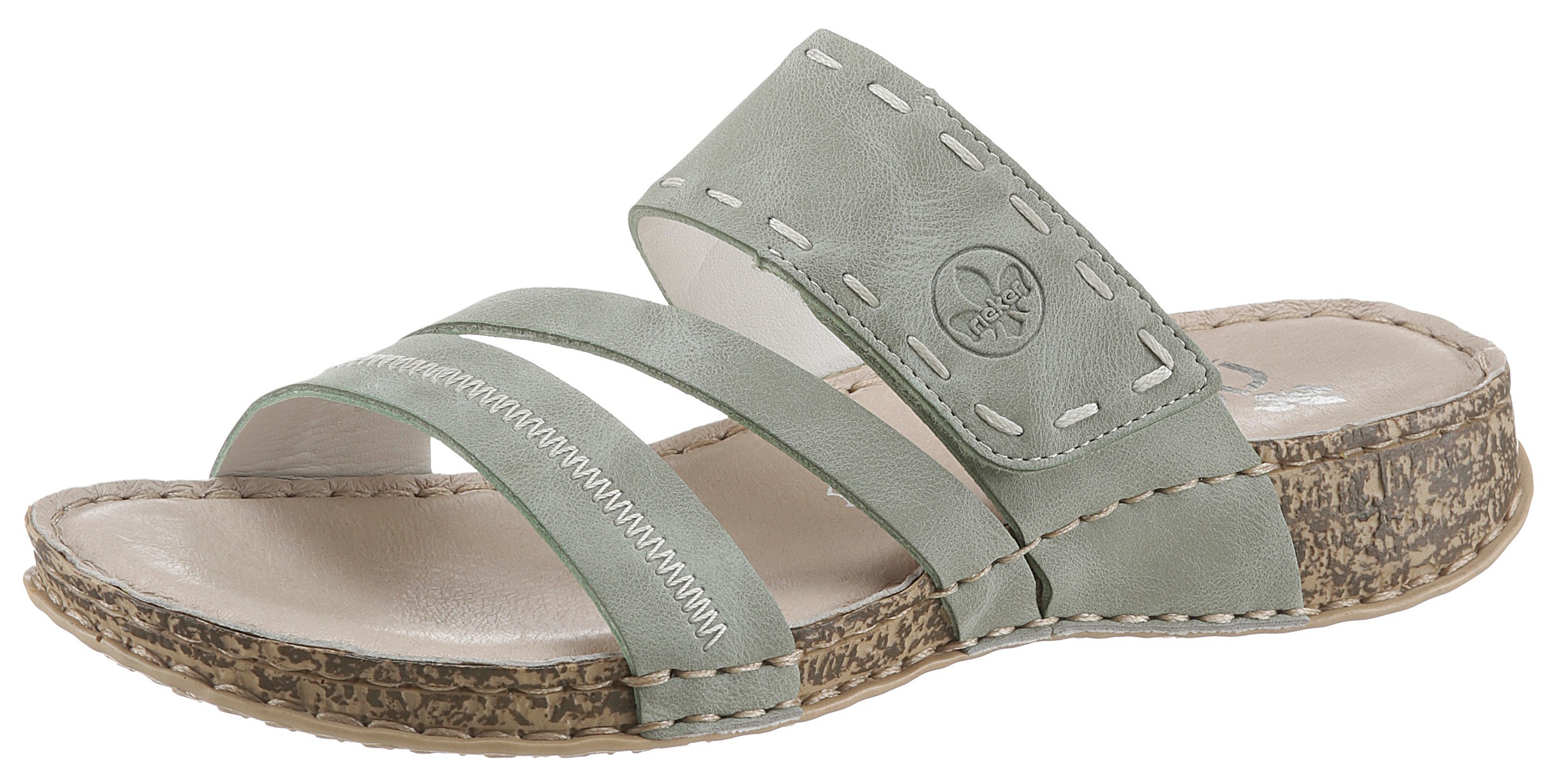 Image of Rieker Pantolette, mit dezentem Logo bei Ackermann Versand Schweiz