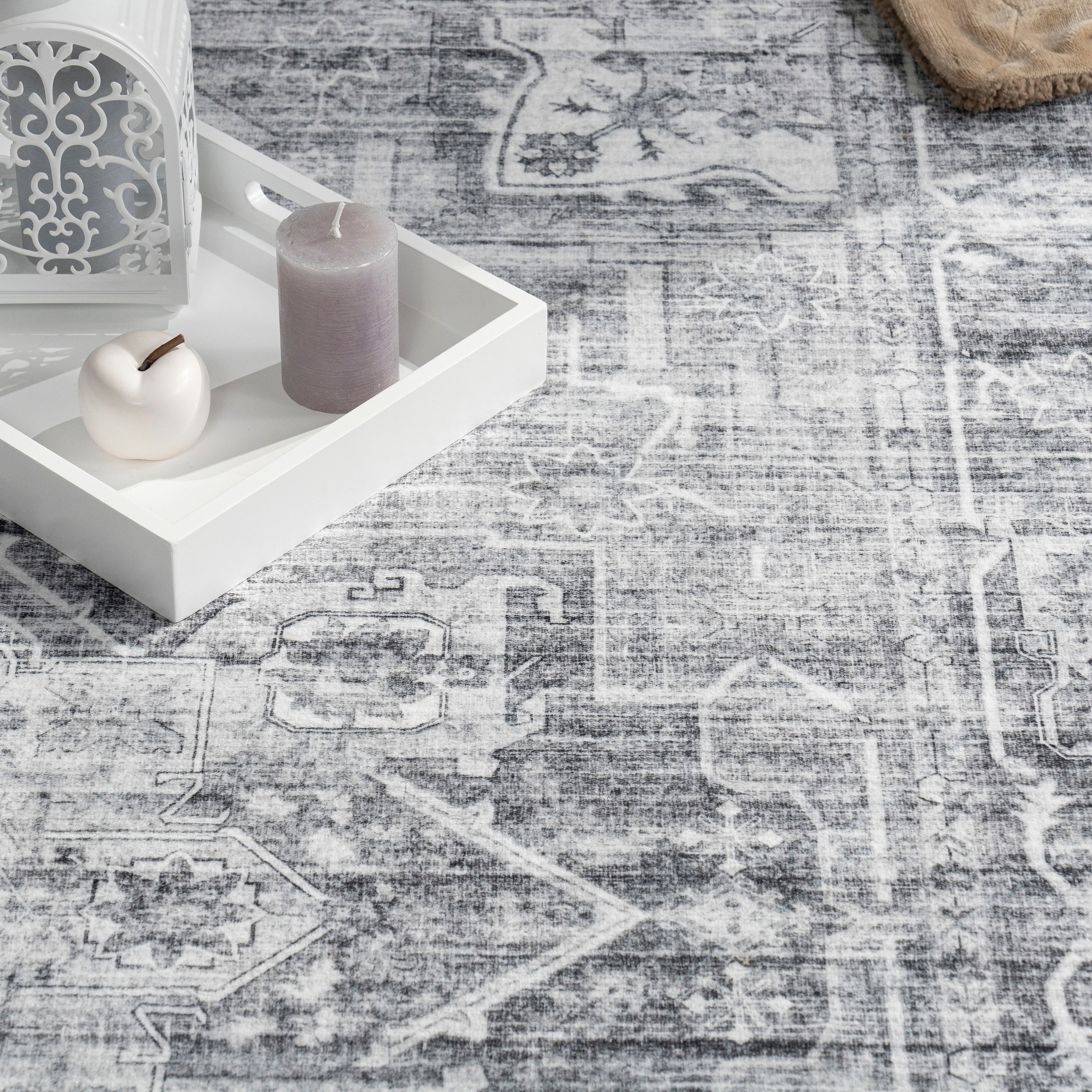 Paco Home Teppich »Cambridge 461« rechteckig 12 mm Höhe Kurzflor, orientalisches Muster, Vintage Design