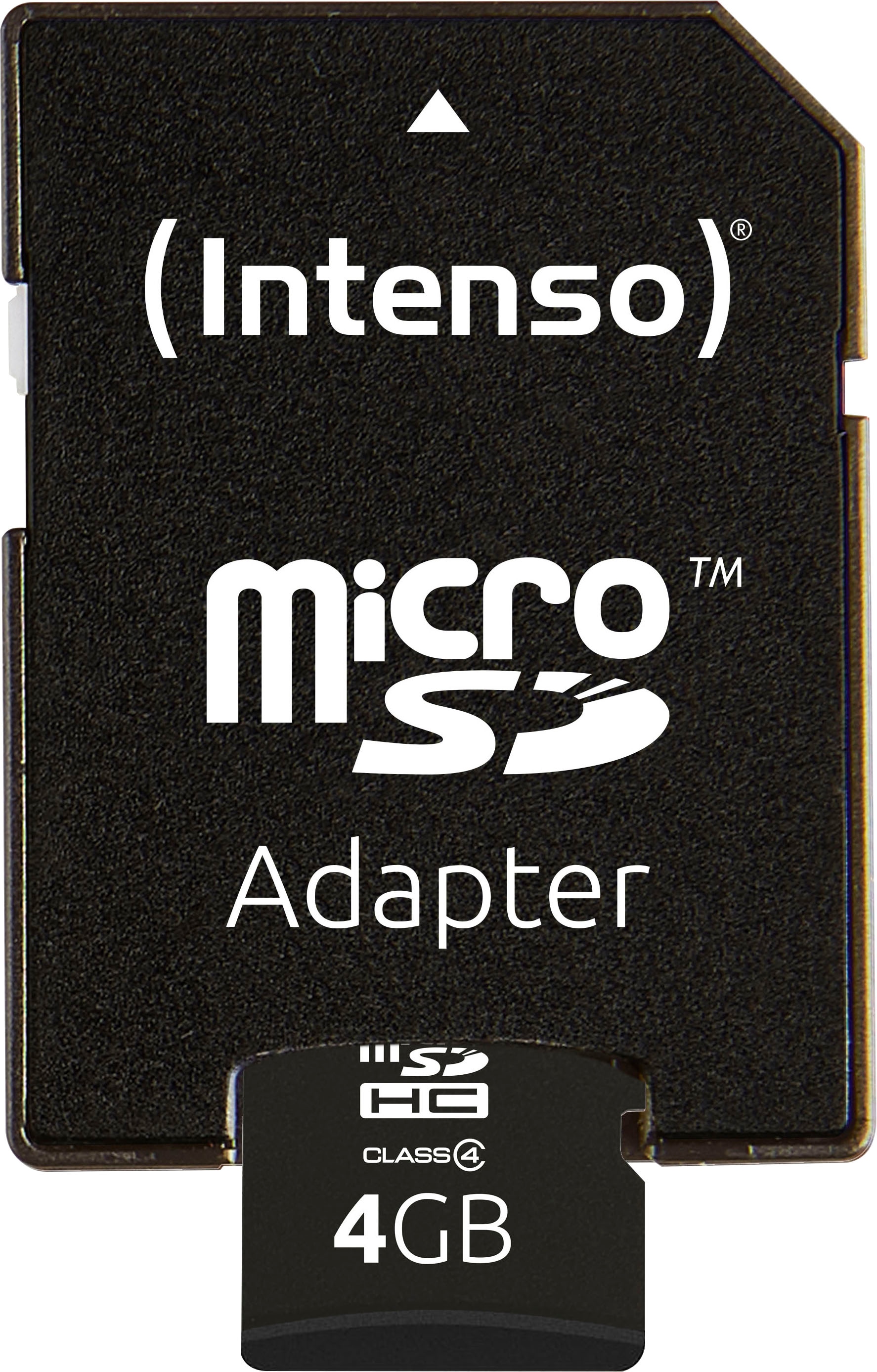 Intenso Speicherkarte »microSDHC Class 4 + SD-Adapter«, (Class 4)