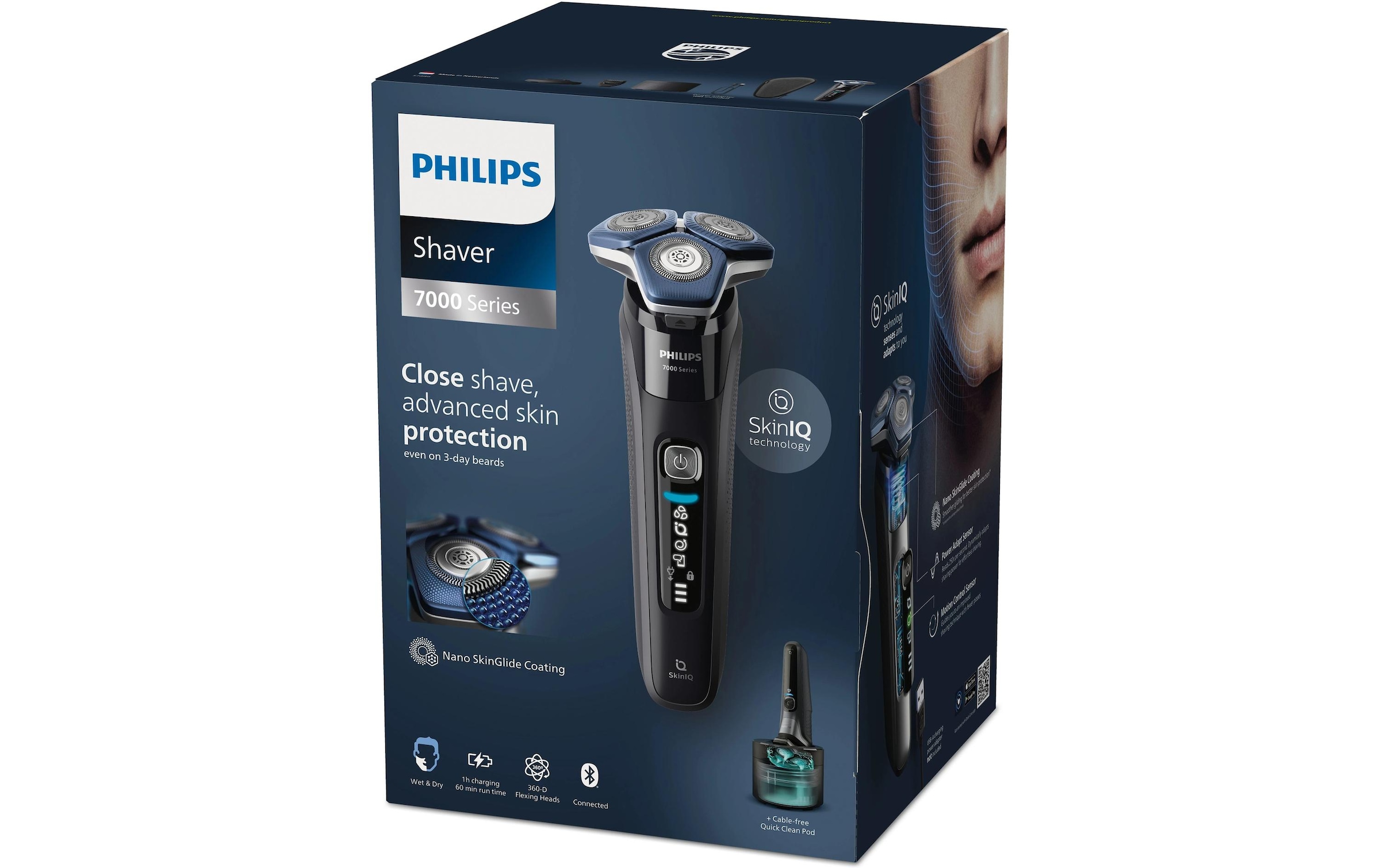 Philips Elektrorasierer »Series 7000 S7886/58 mit Reinigungsstation«