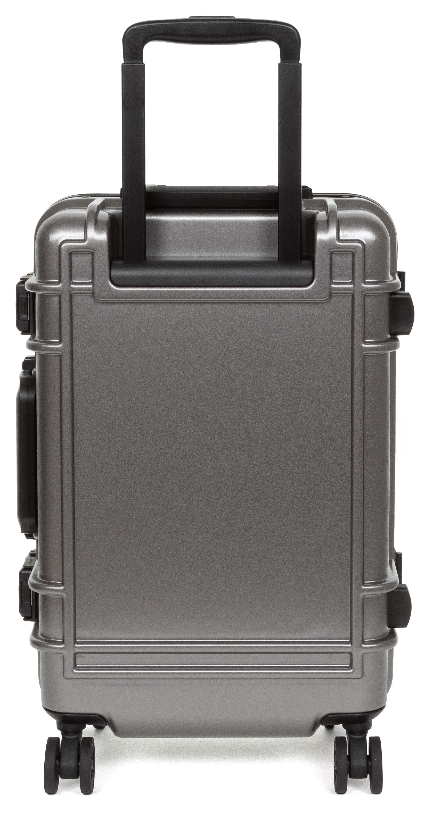 Eastpak Hartschalen-Trolley »RESIST'R CASE S BRUSHED METAL mit 30 Jahren Garantie«, 4 Rollen, Reisegepäck Handgepäck-Koffer TSA-Zahlenschloss