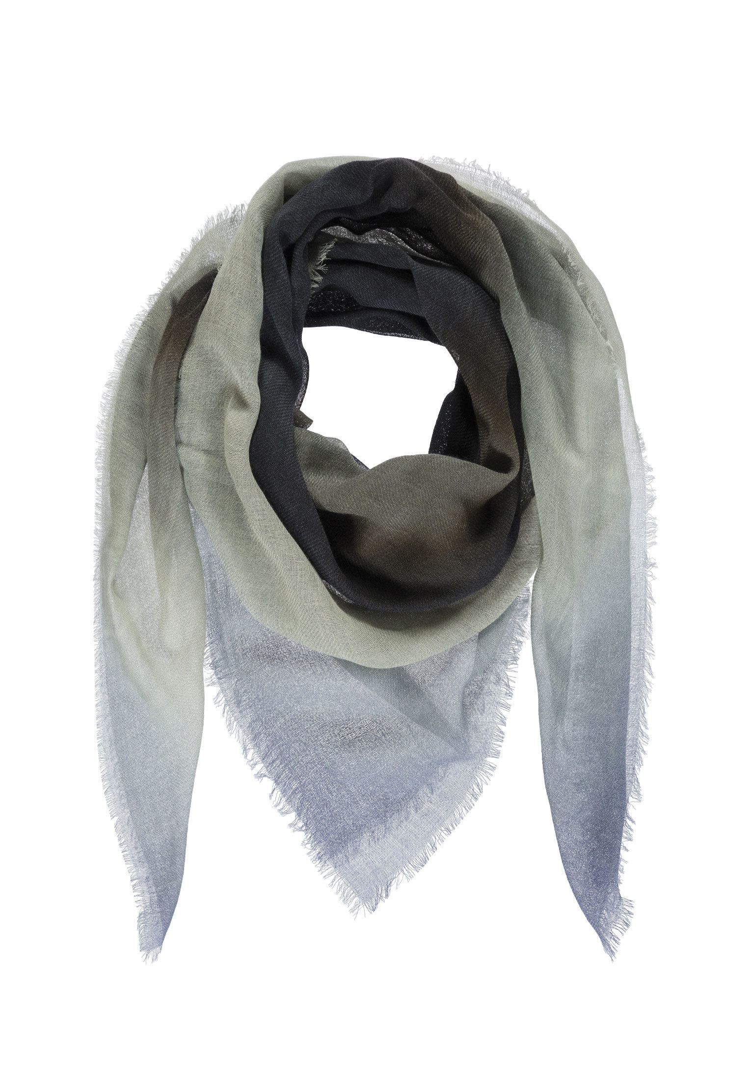 Schal aus Wolle bunt