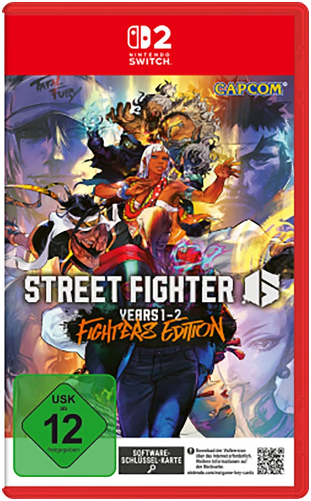 Image of Nintendo Switch 2 Spielesoftware "Street Fighter 6 - Years 1-2 Fighters Edition (Software Key Card)" Nintendo Switch