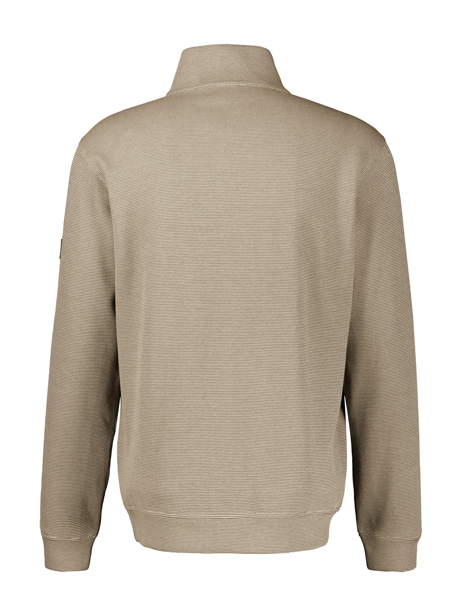 LERROS Sweat-shirt »Hochwertiger Troyer aus Mischgewebe mit feiner Rippstruktur«
