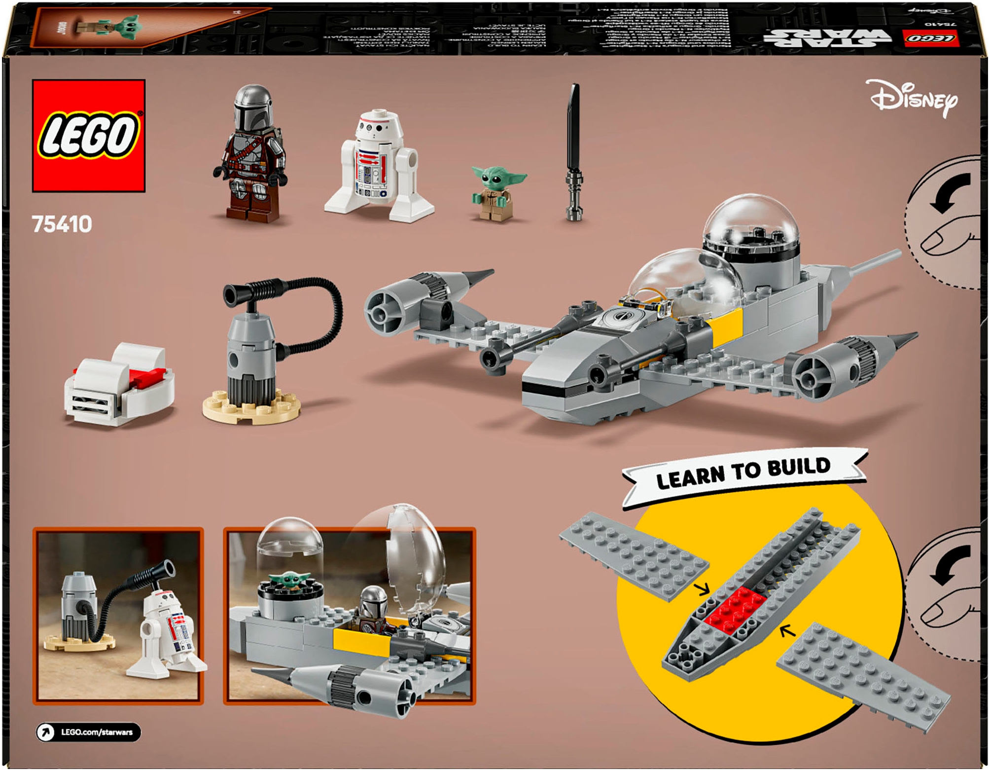 LEGO® Pions de construction »Mandos und Grogus N-1 Starfighter™ (75410), LEGO Star Wars« Made in Europe