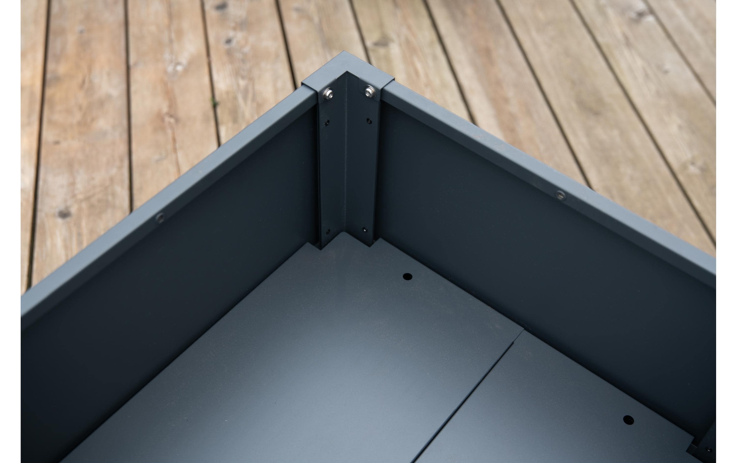 WESTMANN Lit surélevé »Metall »Talus« in S« Anthracite, disponible en plusieurs tailles