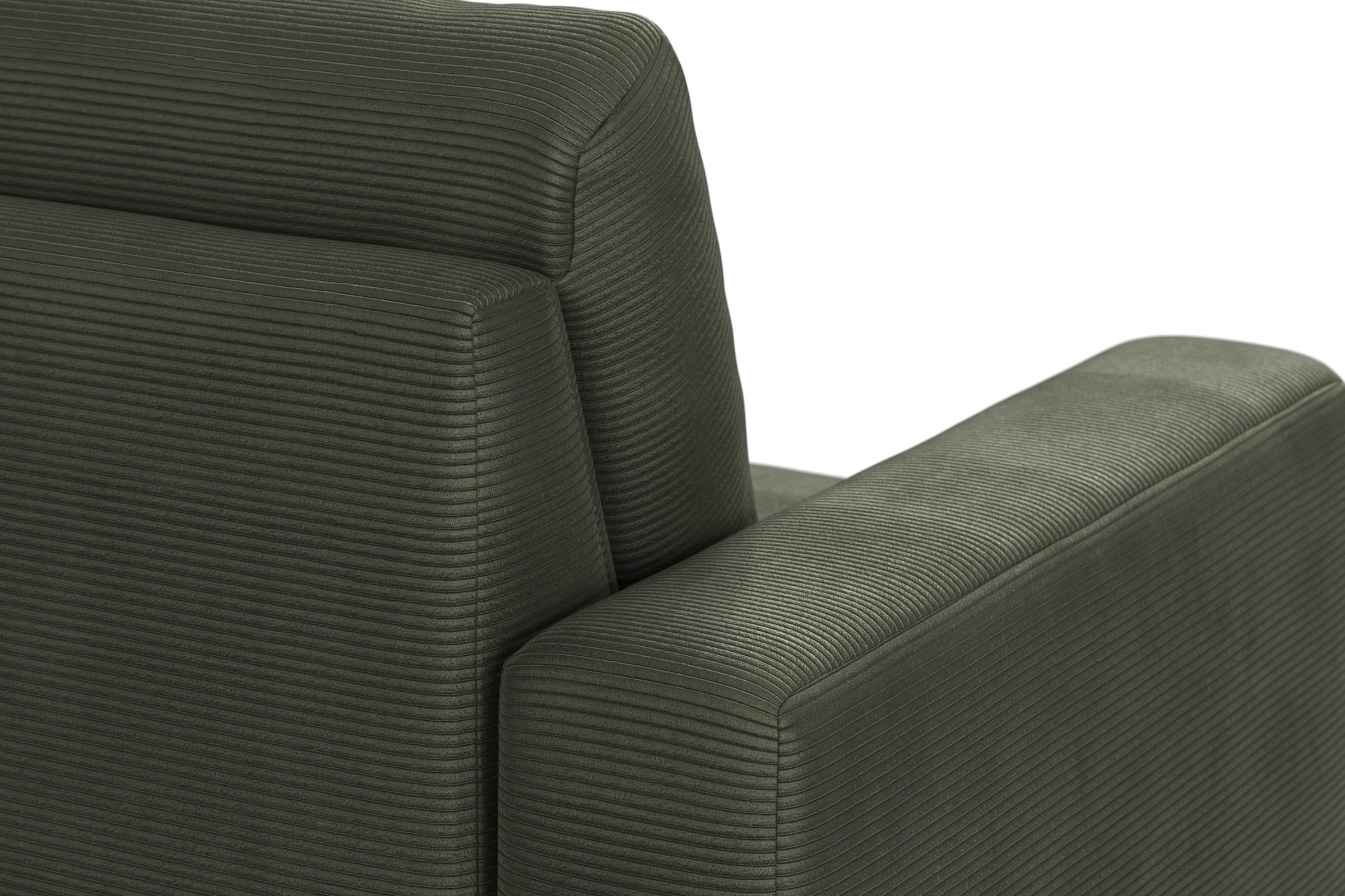 Home affaire Ecksofa »Summer L-Form« mit Recamiere, mit oder ohne Bettfunktion und Bettkasten, Cord-Bezug