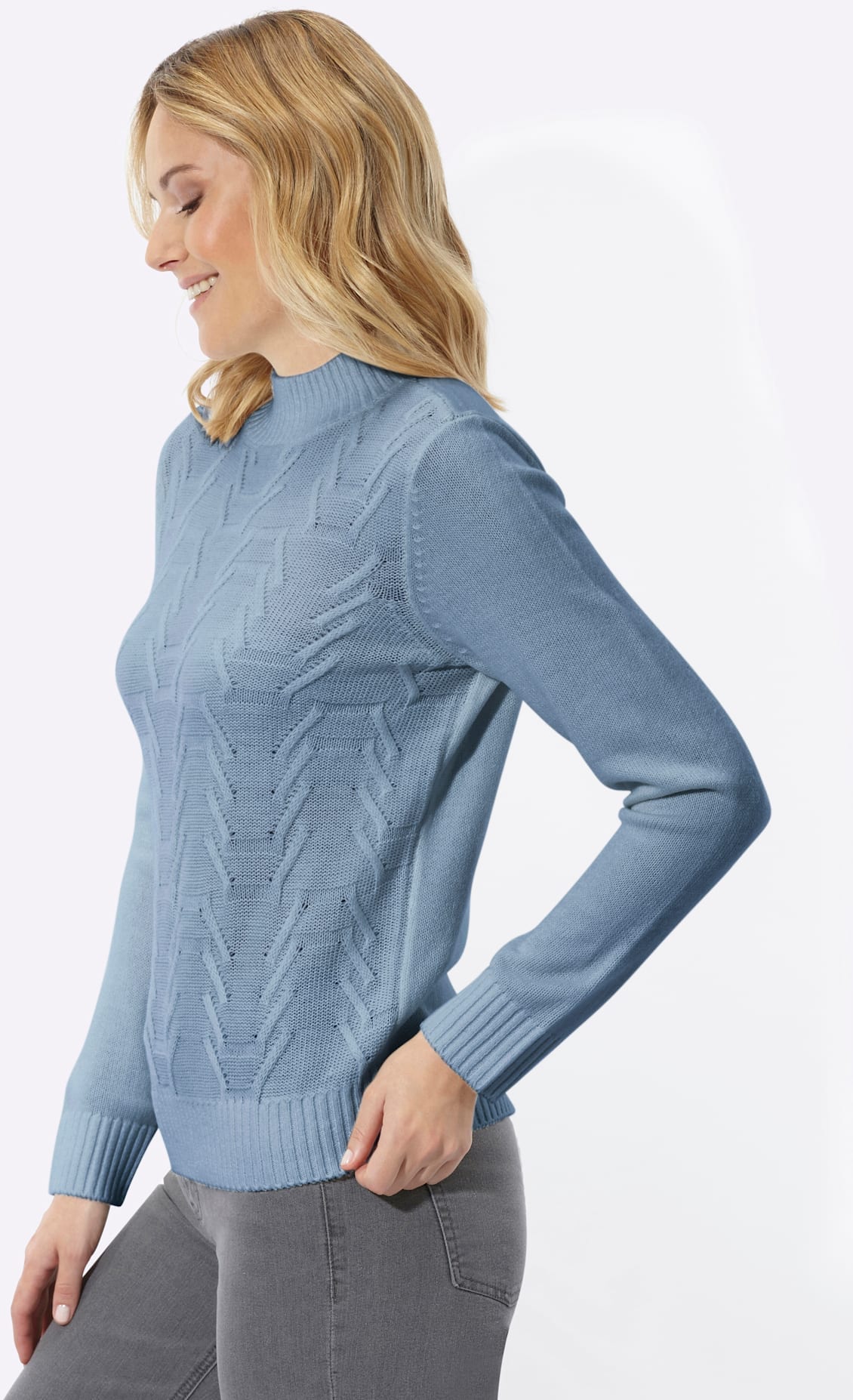 Classic Basics Pull à col montant »Stehkragen-Pullover«