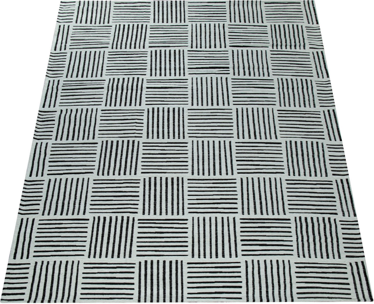 Image of Paco Home Teppich »Mariba 094«, rechteckig, 9 mm Höhe, Kurzflor, modernes Karo-Muster, ideal im Wohnzimmer & Schlafzimmer bei Ackermann Versand Schweiz