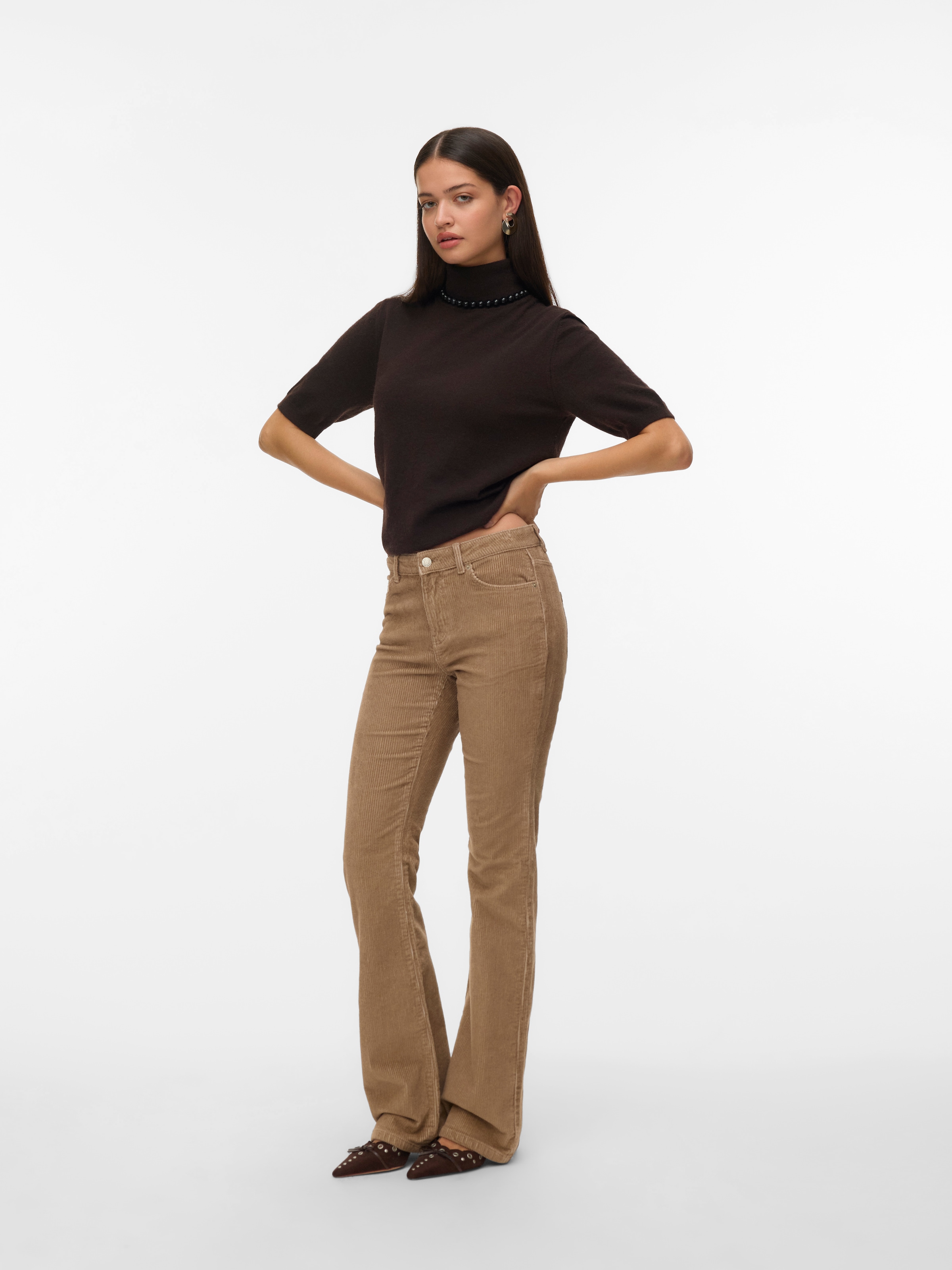 Vero Moda Cordhose »VMFLASH MR FLARED CORDUROY PANTS NOOS«
