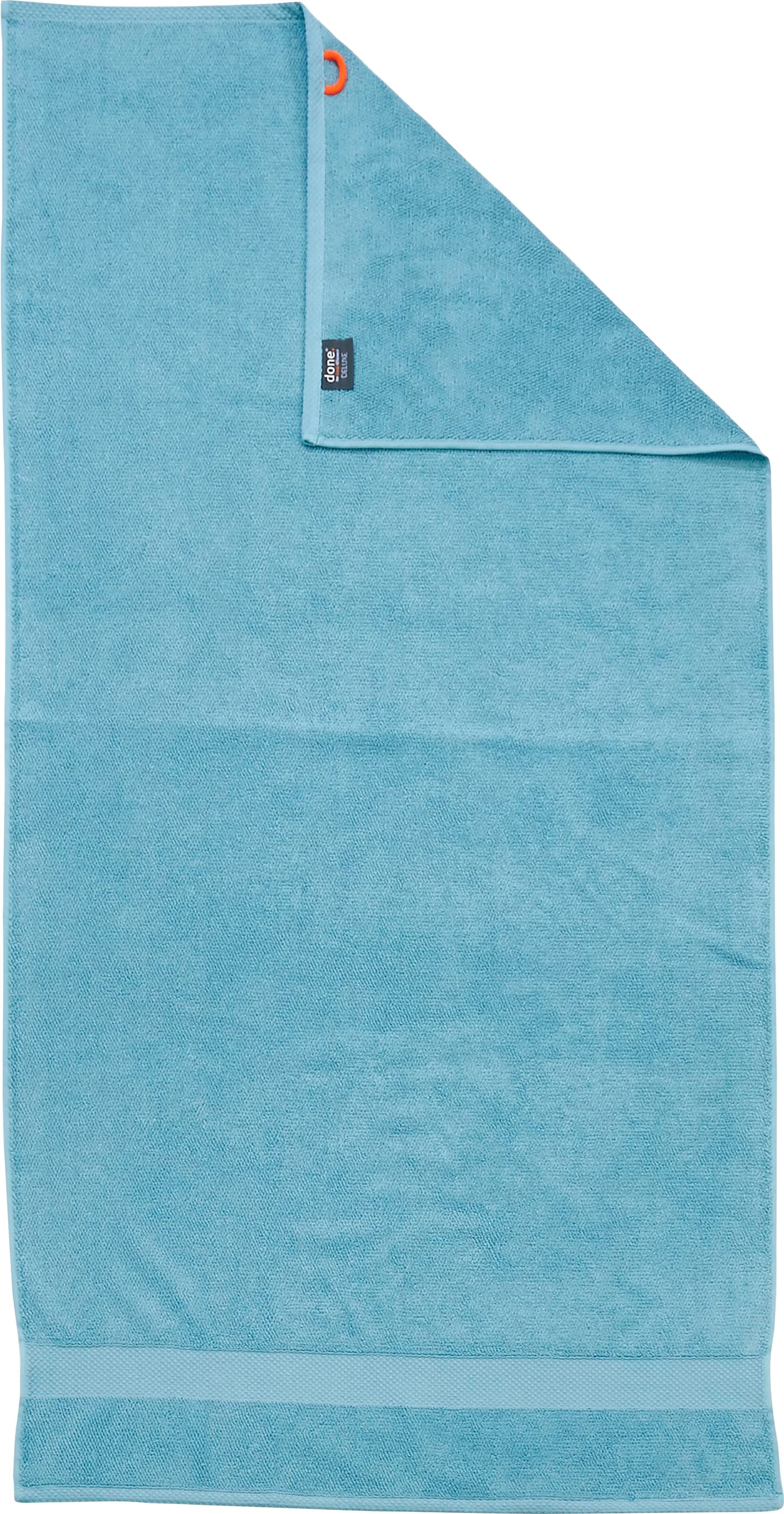 done.® Badetücher »Deluxe«, (1 St., Duschtuch 70 x 140 cm), 1-tlg., Uni Farben, Hotelqualität aus hochwertigem Zwirnfrottier