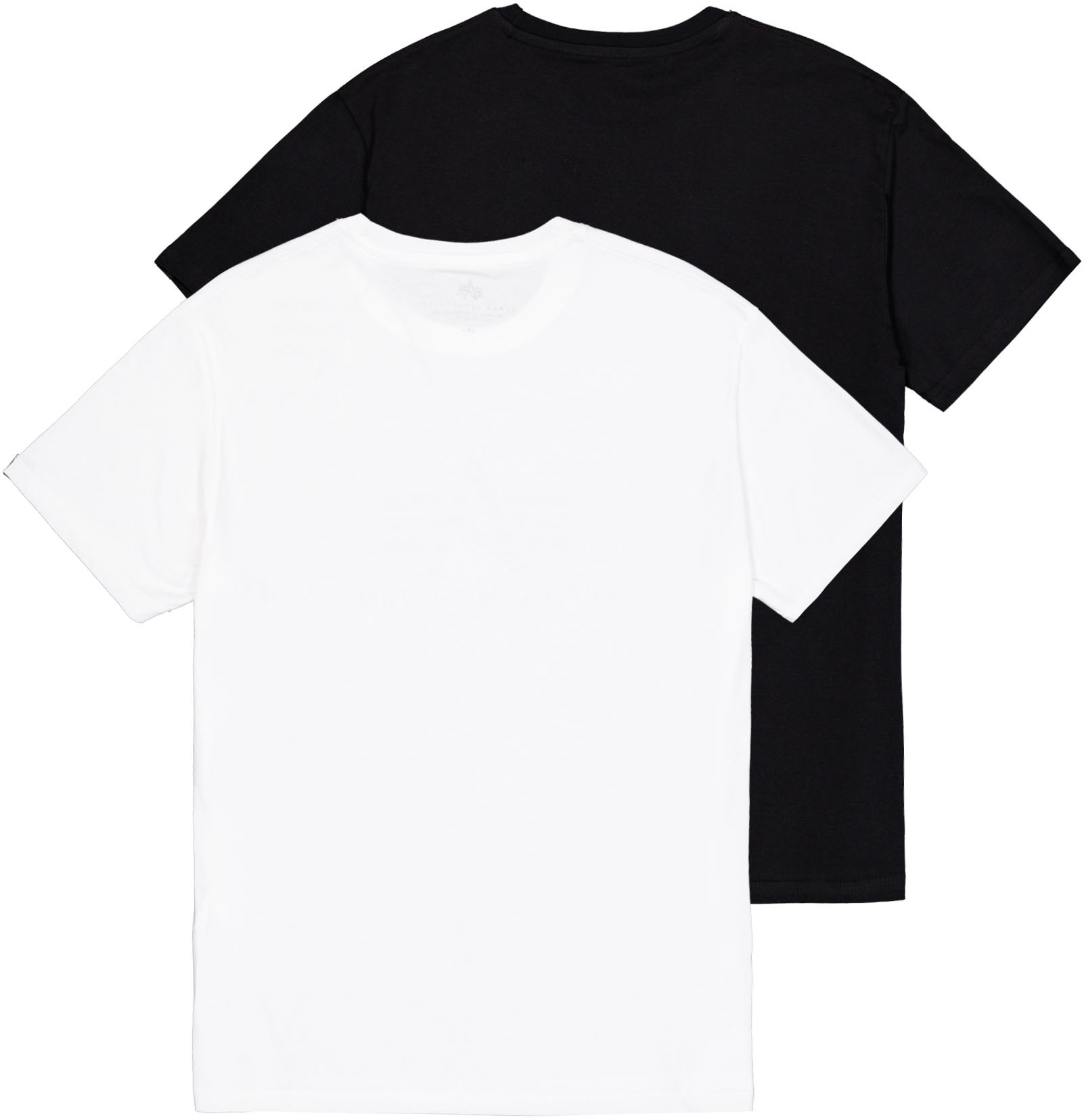 Alpha Industries Rundhalsshirt »Basic T Small Logo 2 Pack« Set, 2 Stk. tlg.