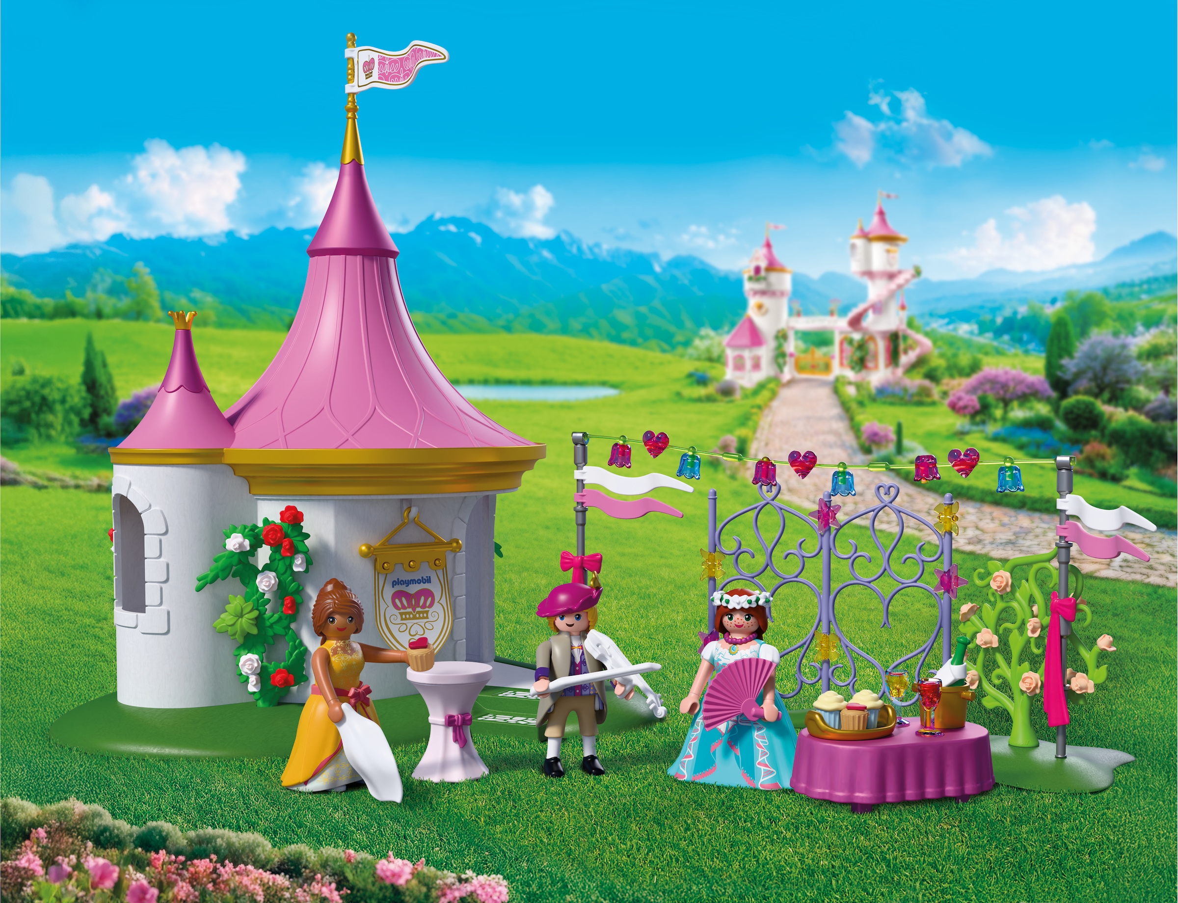 Playmobil® Jeu de construction »Maskenball im Pavillon (72052), Princess« Made in Europe