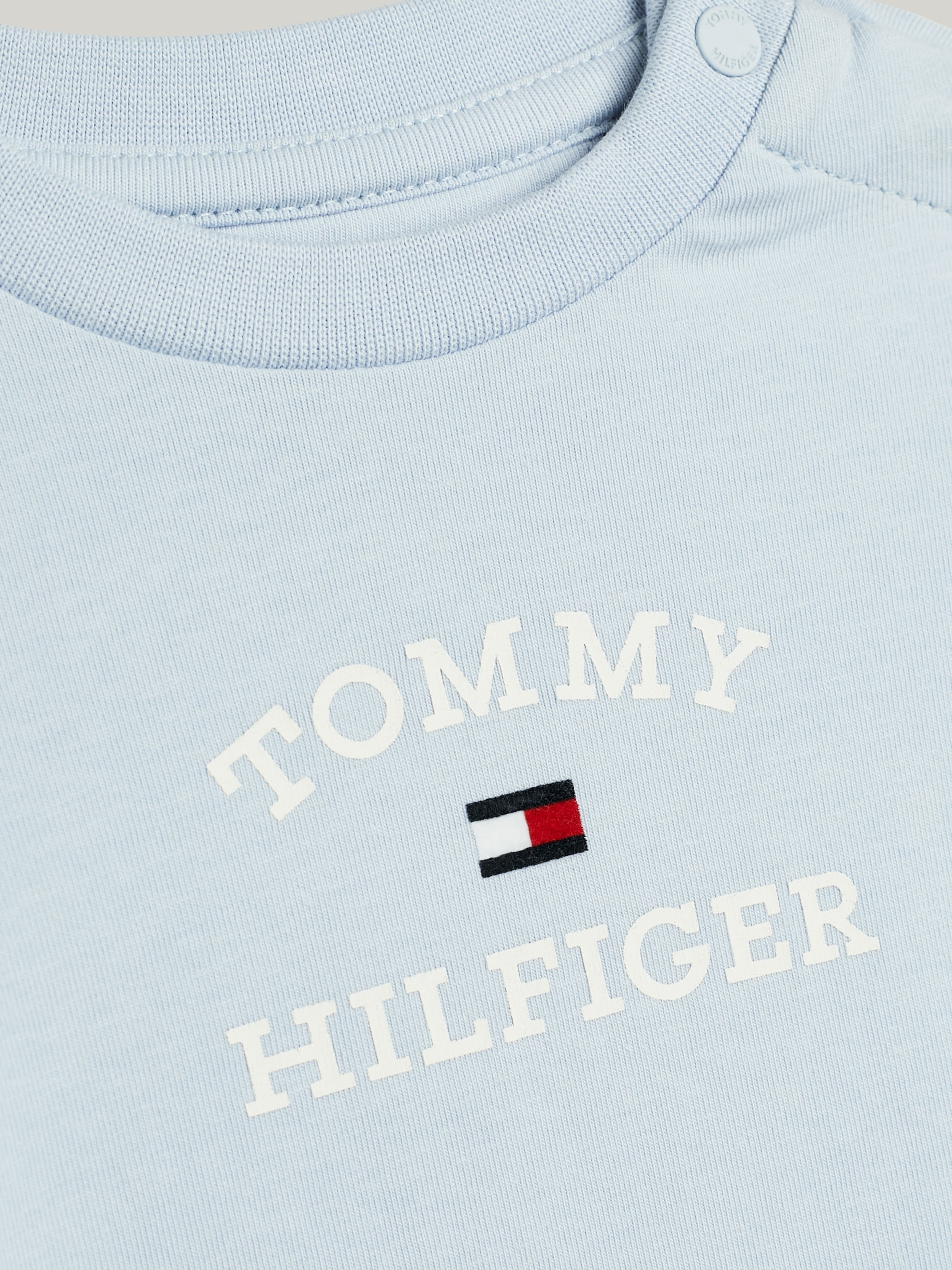 Tommy Hilfiger T-Shirt »BABY TH LOGO SHORT SET«, (Set, 2 tlg.), Baby bis 2 Jahre