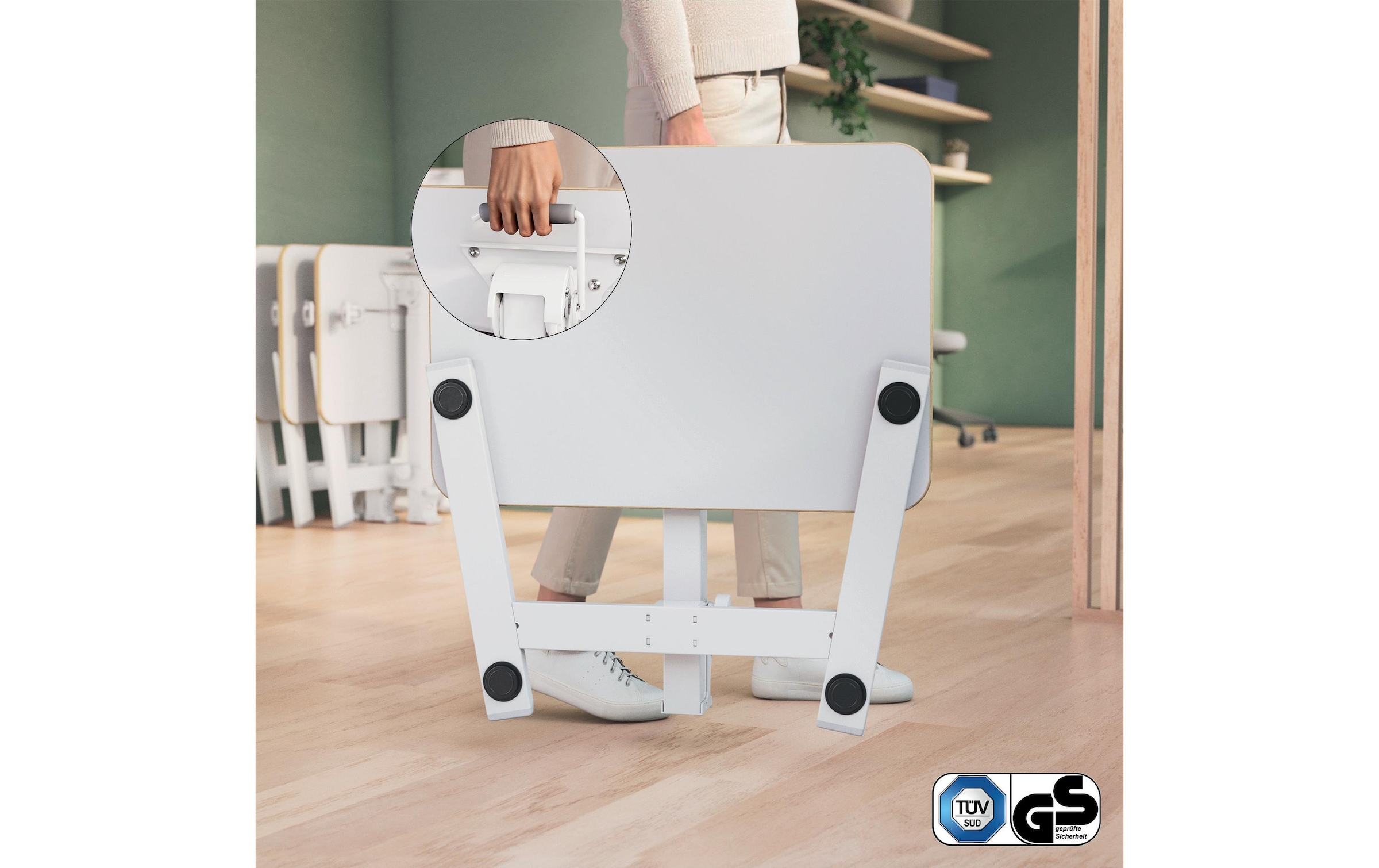 LEITZ Stehtisch »Ergo höhenverstellbar 65 cm x 46 cm«