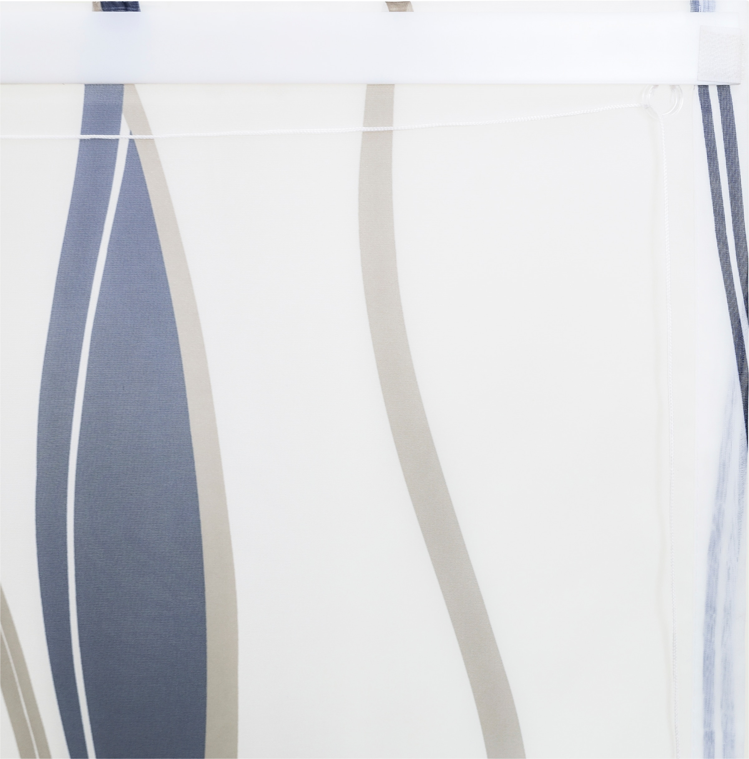 GOODproduct Raffrollo »Dimona« mit Klettschiene Transparent, Voile, Polyester, Wellen