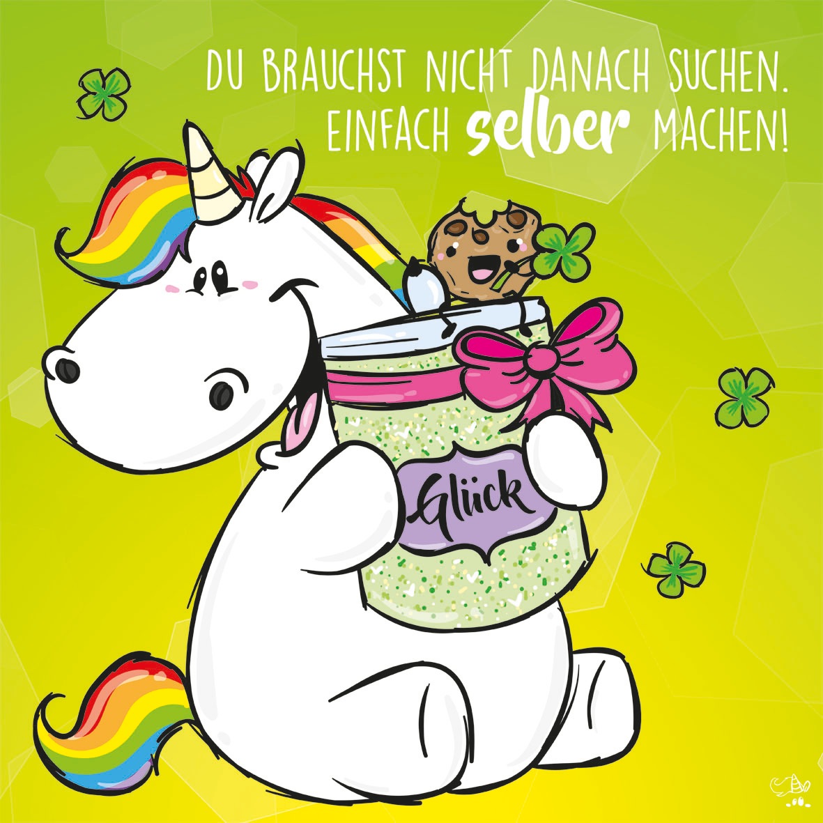 Image of Bönninghoff Bild mit Rahmen »Pummeleinhorn gerahmt 50x50 cm«, (1 St.) bei Ackermann Versand Schweiz