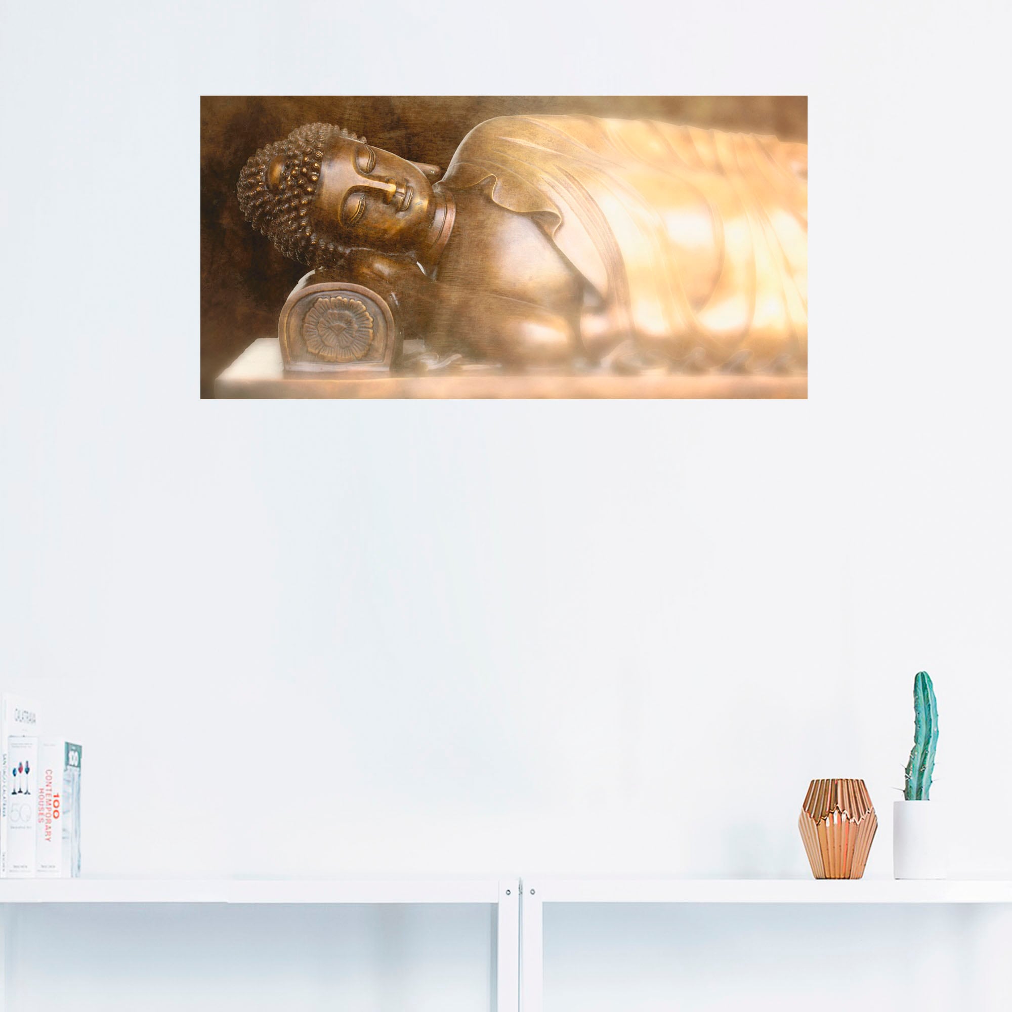 Artland Wandbild »Buddha«, Religion, (1 St.), als Leinwandbild, Wandaufkleber in verschied. Grössen