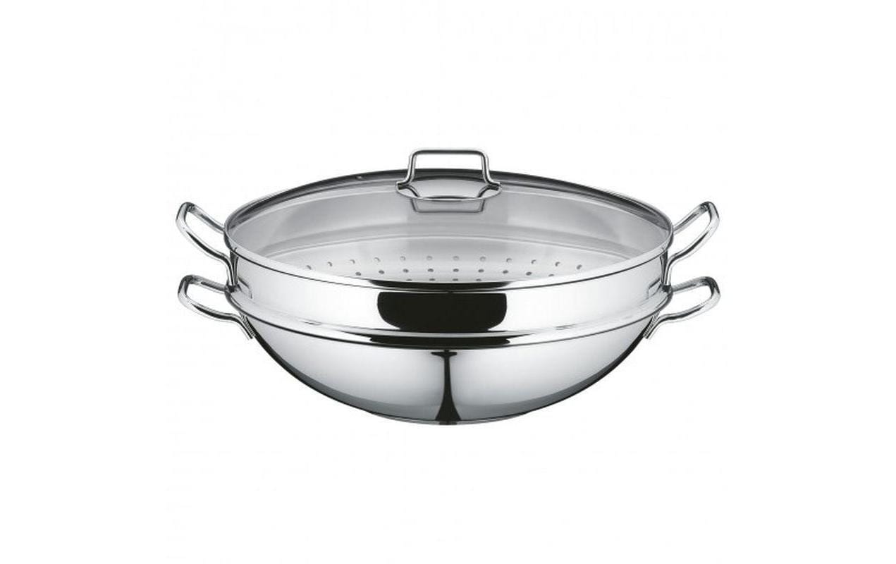 WMF Wok »Macao 36 cm, Silberfarben«