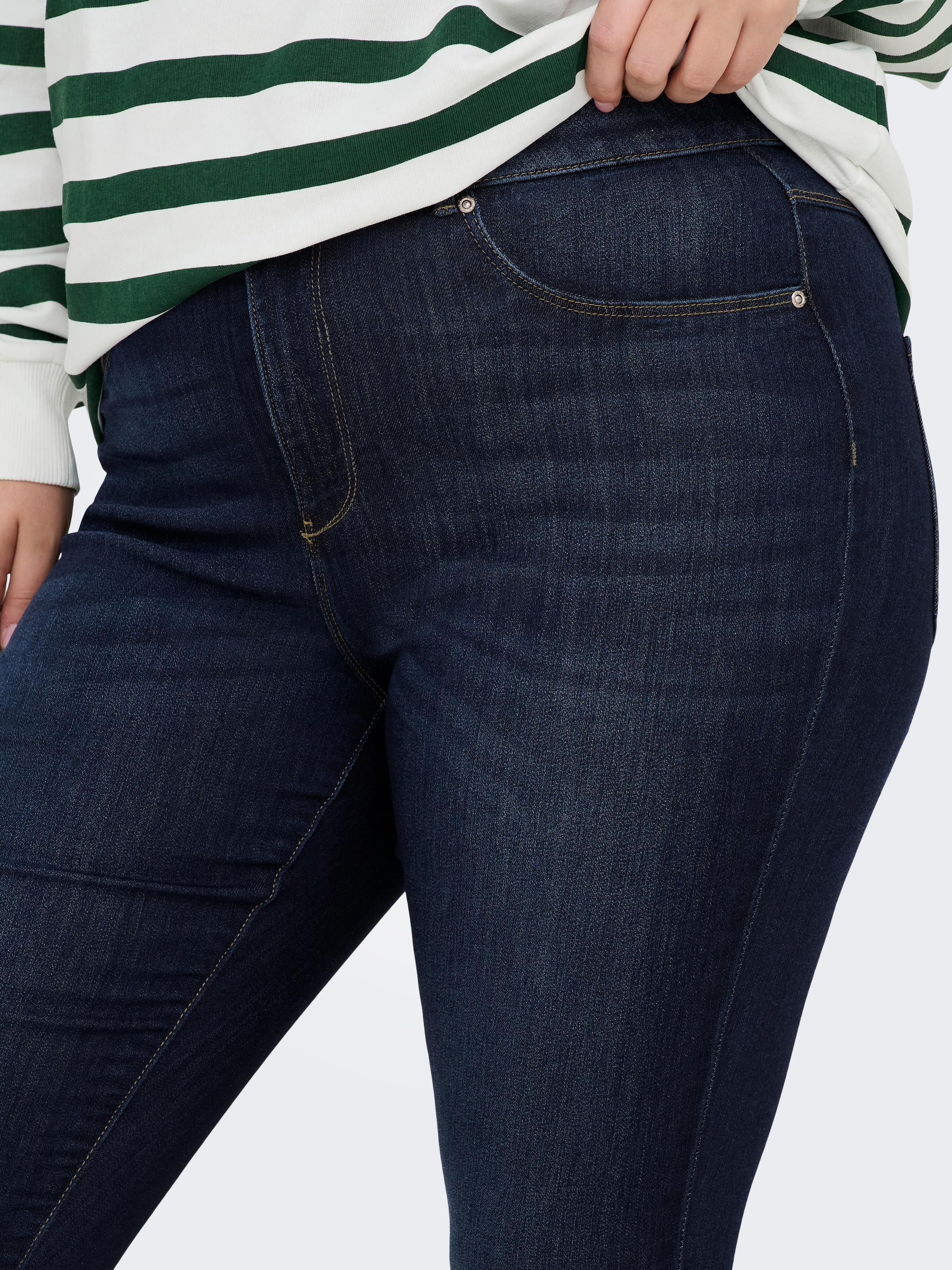 ONLY CARMAKOMA Skinny-fit-Jeans »CARTHUNDER LIFE P UP REG SK DNM BJ367«