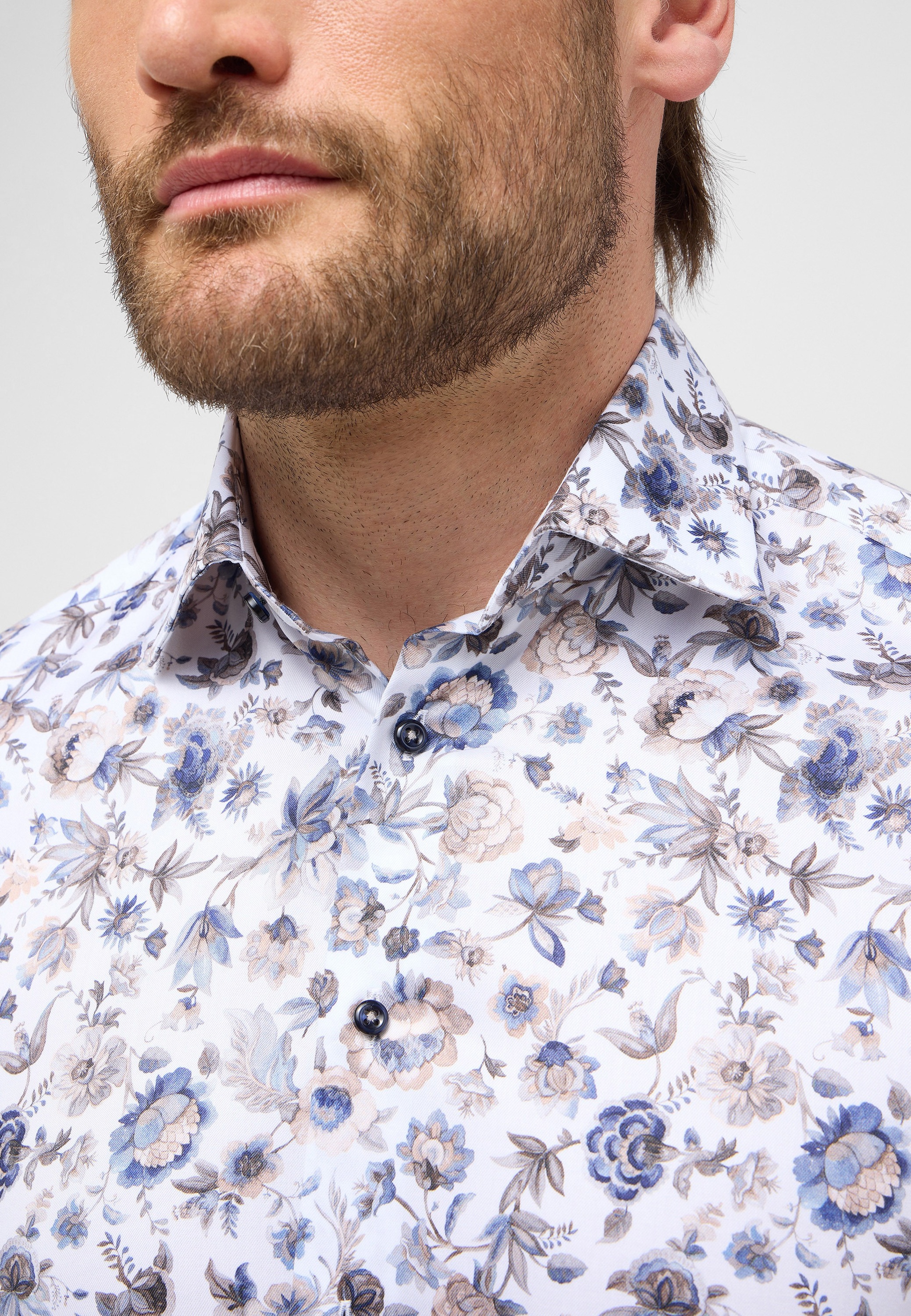 Eterna Langarmhemd »COMFORT FIT« NON IRON (bügelfrei)