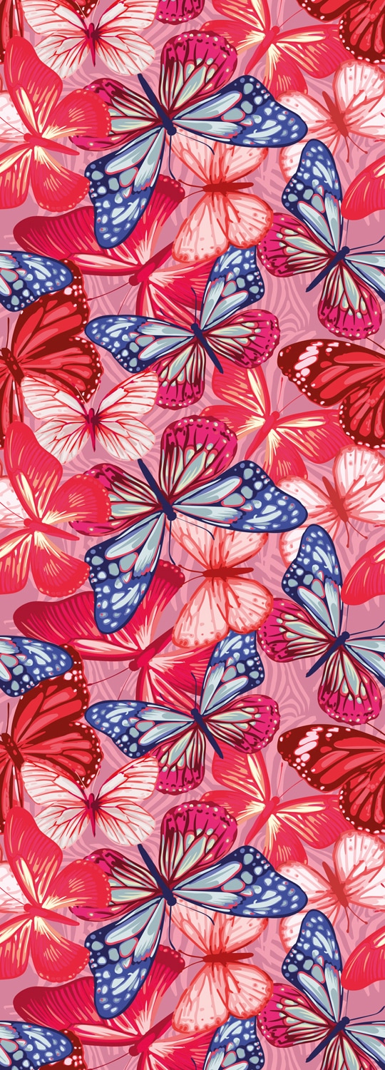 Image of queence Vinyltapete "Aleyna" Motiv bedruckt botanisch floral gemustert natürlich glatt 90x250cm, selbstklebend, kinderleichte Anbringung, Sticker