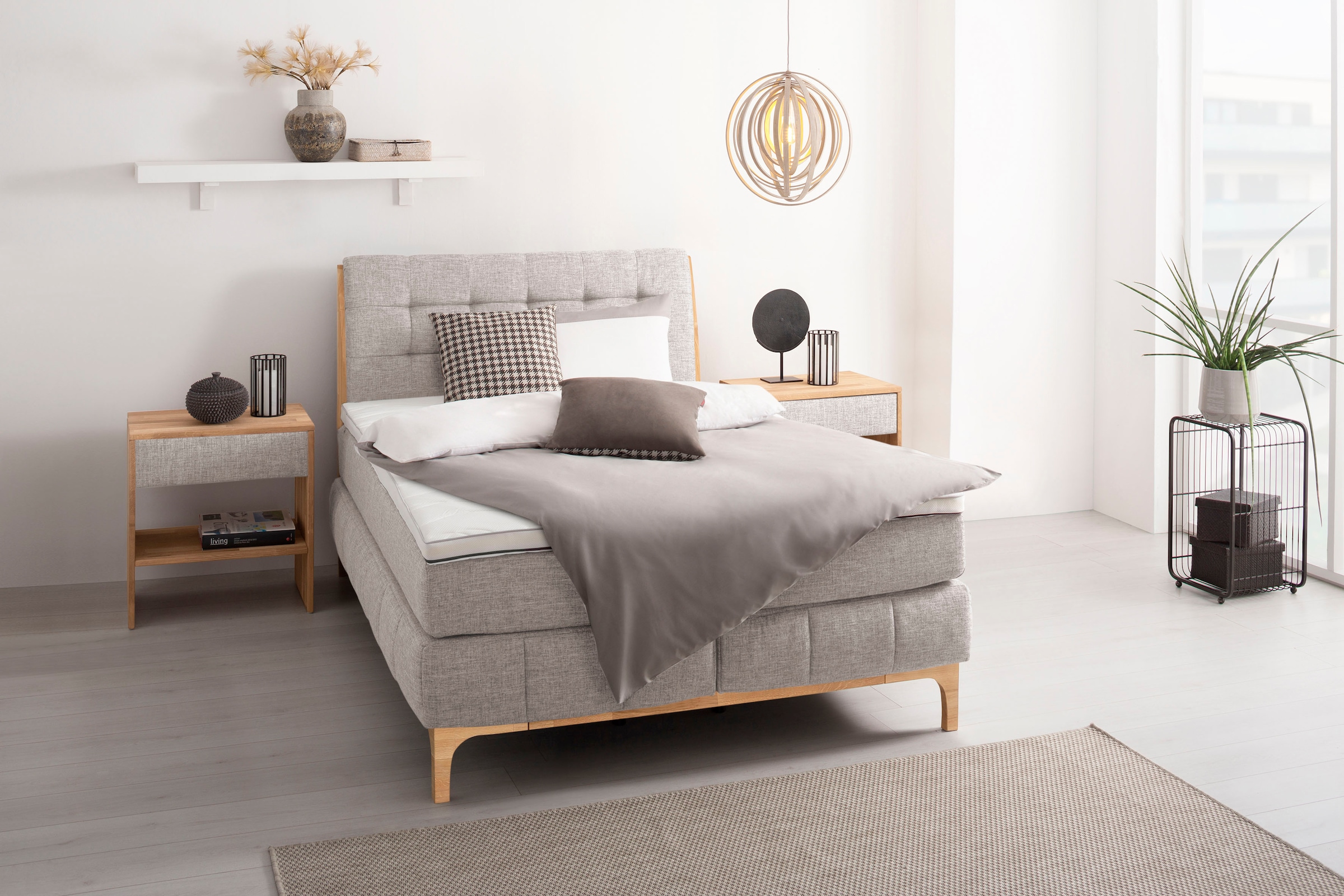 GOODproduct Lit boxspring »Jelle« 5 cuis tlg. zertifizierte, recycelte Bezugsstoffe, verschiedene Ausführungen