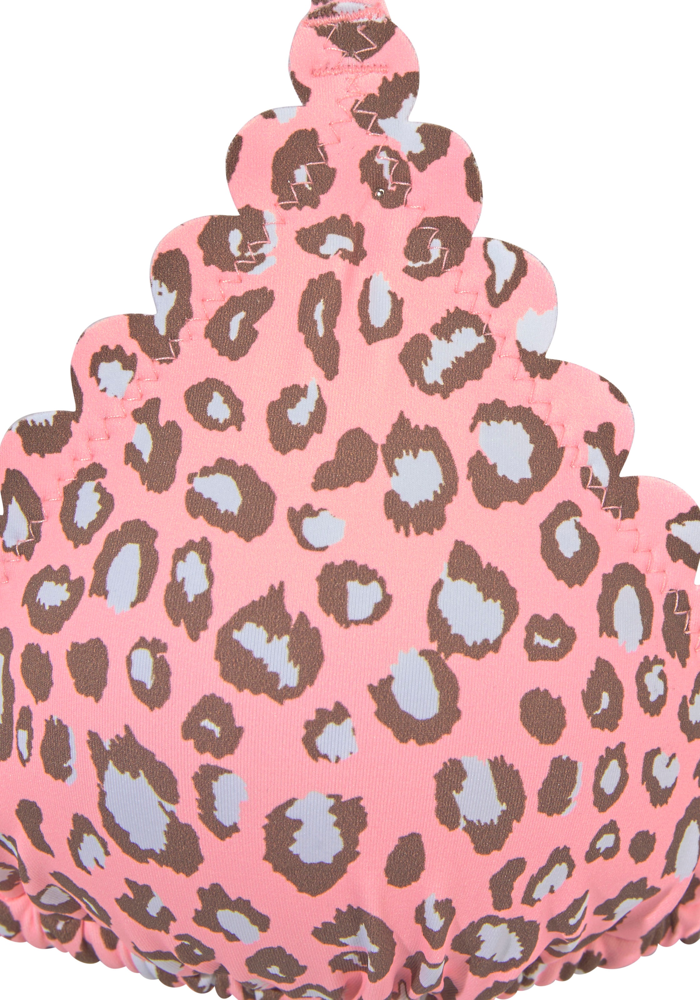 LASCANA Triangel-Bikini-Top »Mae«, farbenfroher Animalprint, herausnehmbare Cups