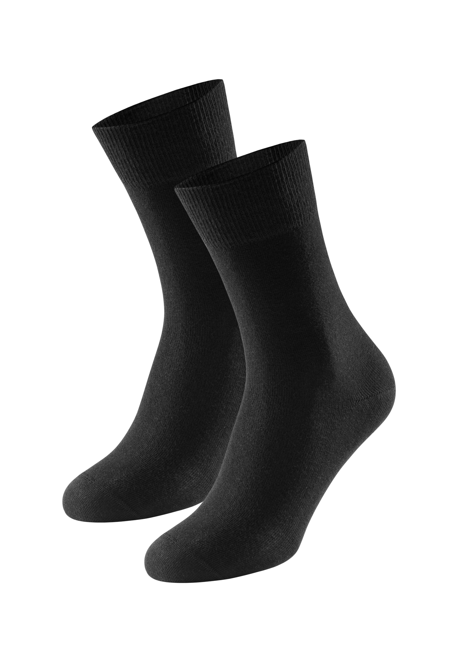 Image of Schiesser Socken "95/5" 2er Pack, verstärkter Zehen- und Fersenbereich, Cotton-Mix, formstabil
