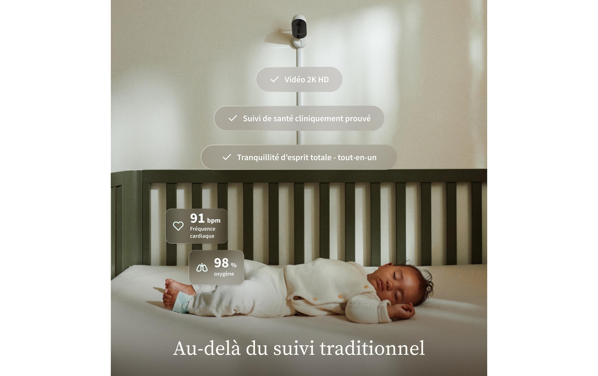   Babyphone vidéo »Owlet Dream Duo 3 Mint«
