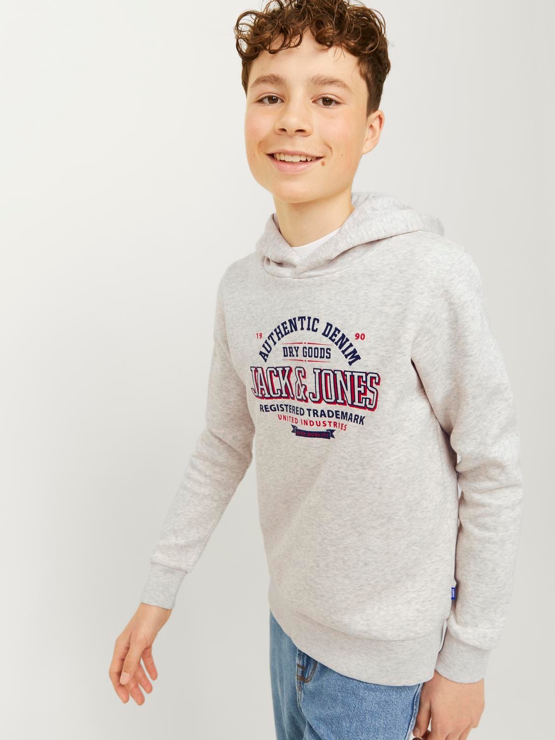 Jack & Jones Junior Kapuzensweatshirt »JJELOGO SWEAT HOOD 2 COL 24/25 NOOS JNR«