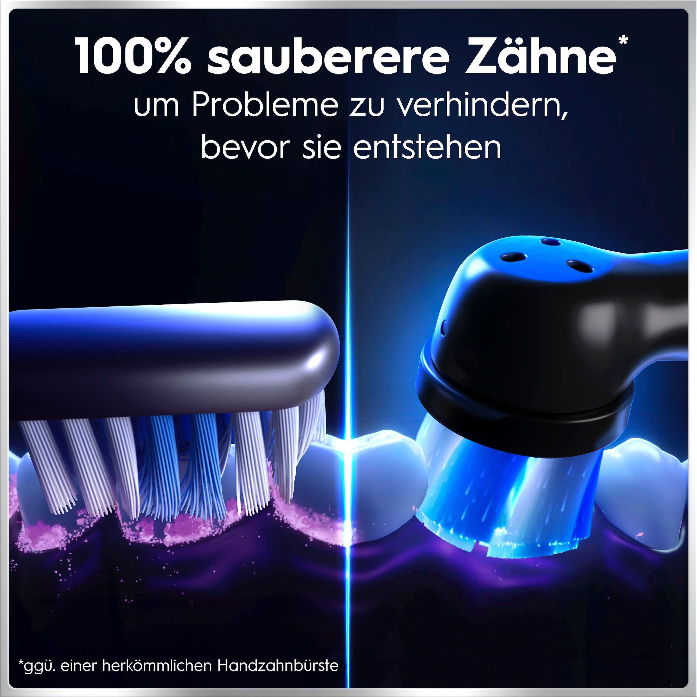 Oral-B Brosse à dents électrique »iO 6« 2 cuis Aufsteckbürsten avec technologie magnétique, écran, 5 modes de brossage, étui de voyage